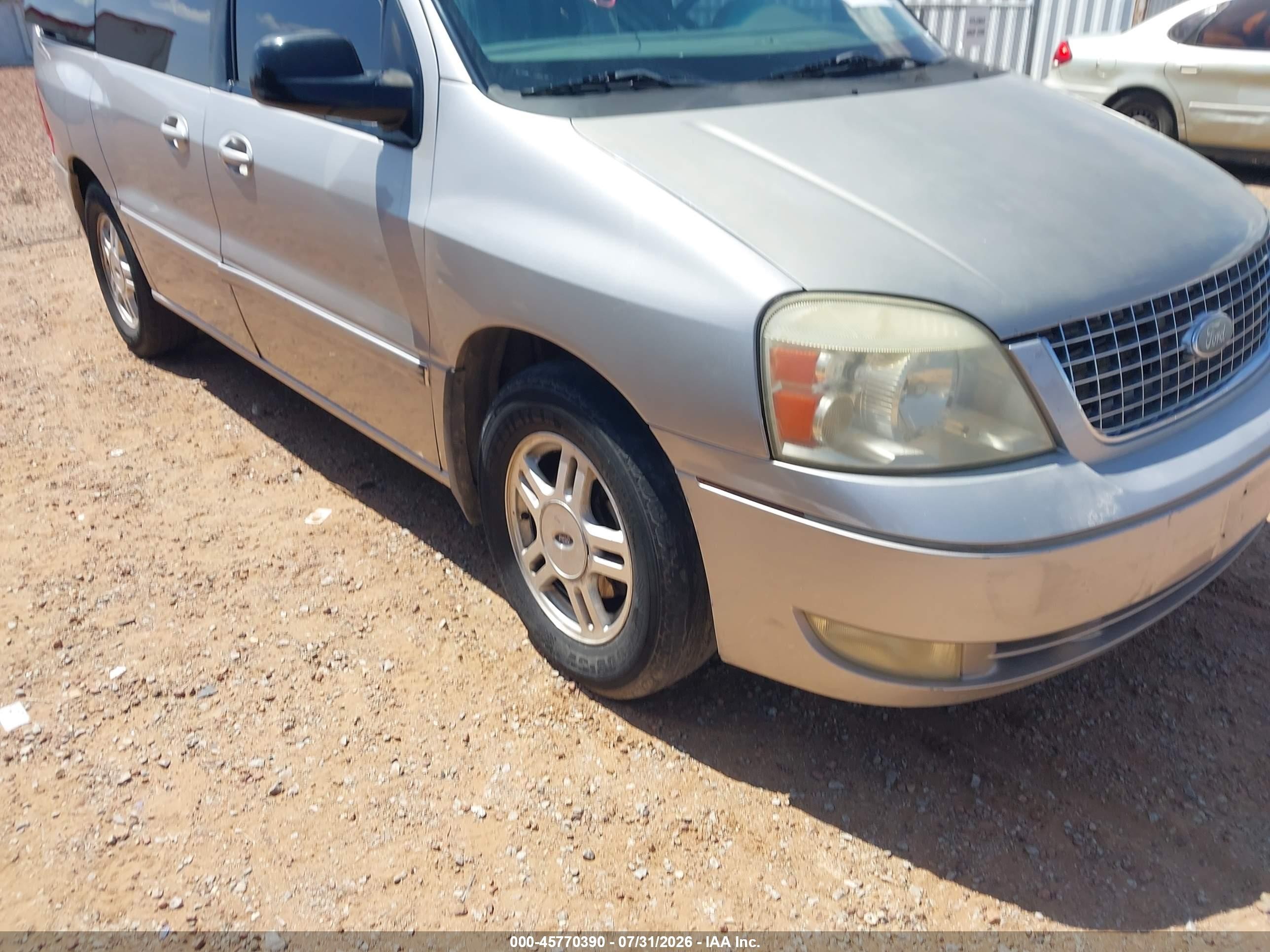 2006 Ford Freestar Sel Silver vin: 2FMZA52226BA12539
