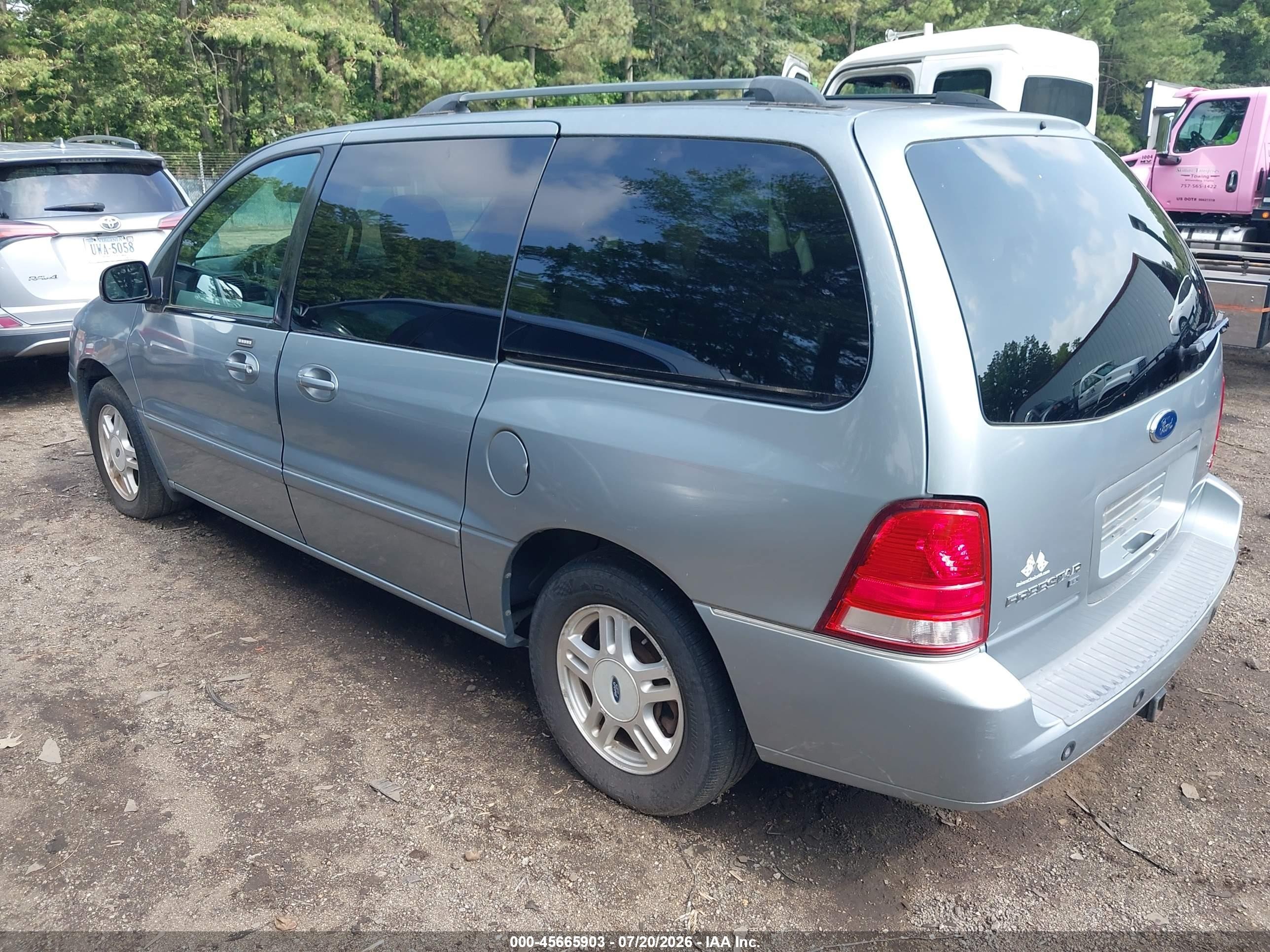 2007 Ford Freestar Sel Light Blue vin: 2FMZA52227BA07553