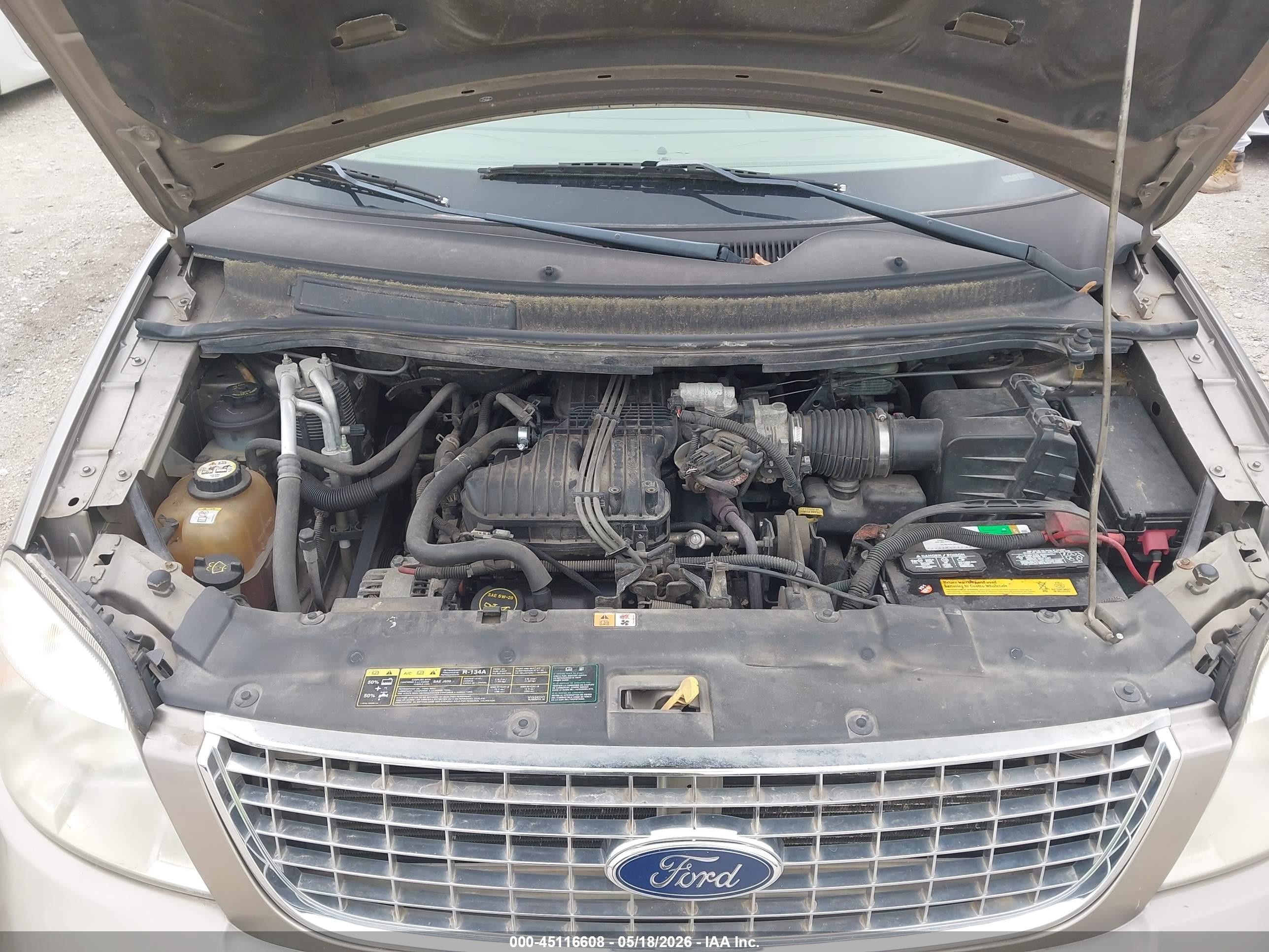 2004 Ford Freestar Sel Beige vin: 2FMZA52244BA29713