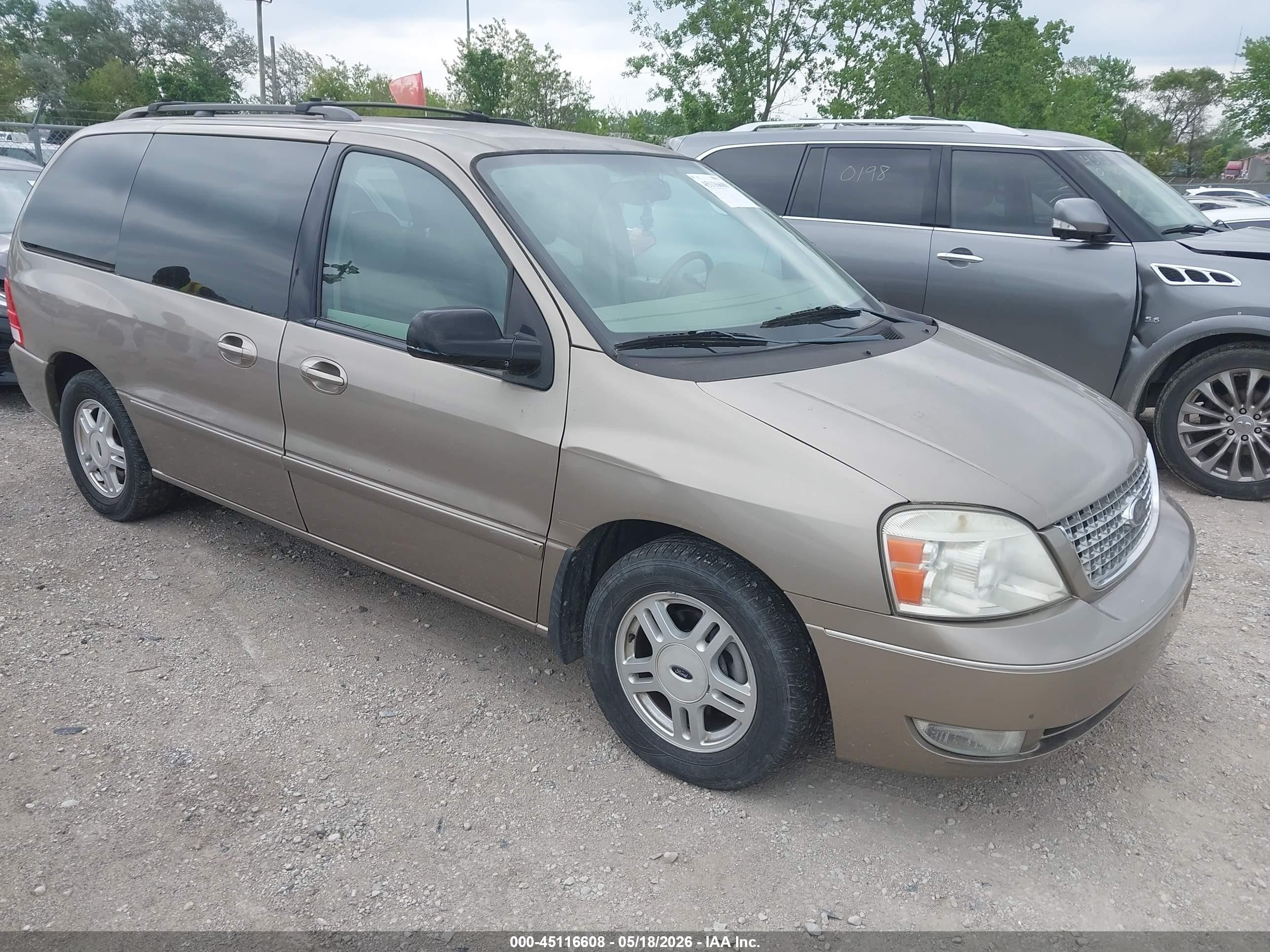 2004 Ford Freestar Sel Бежевый vin: 2FMZA52244BA29713