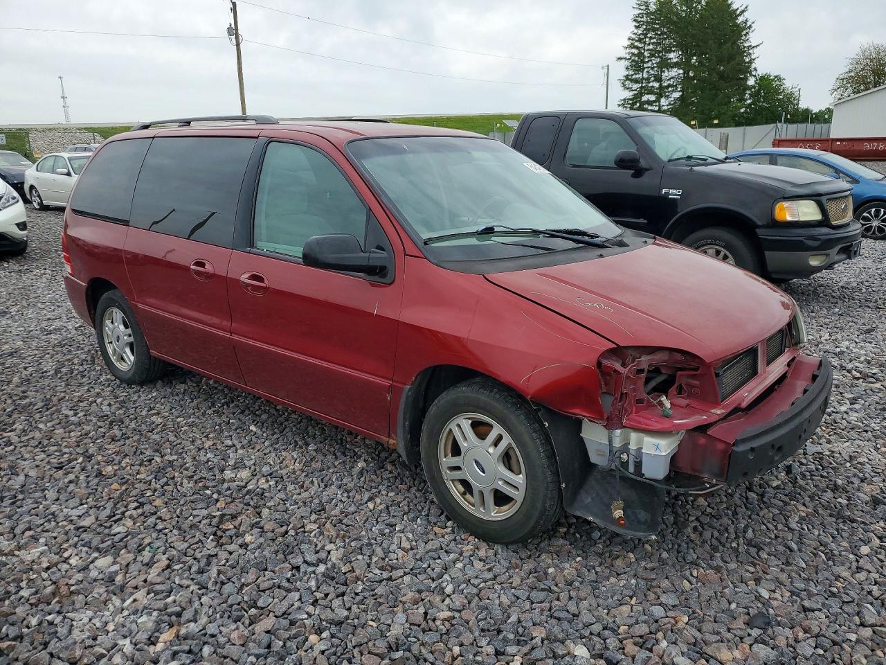 2004 Ford Freestar Sel Красный vin: 2FMZA52244BA42509