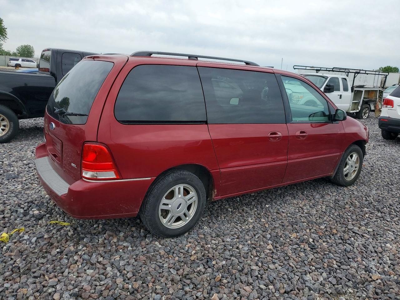 2004 Ford Freestar Sel Красный vin: 2FMZA52244BA42509