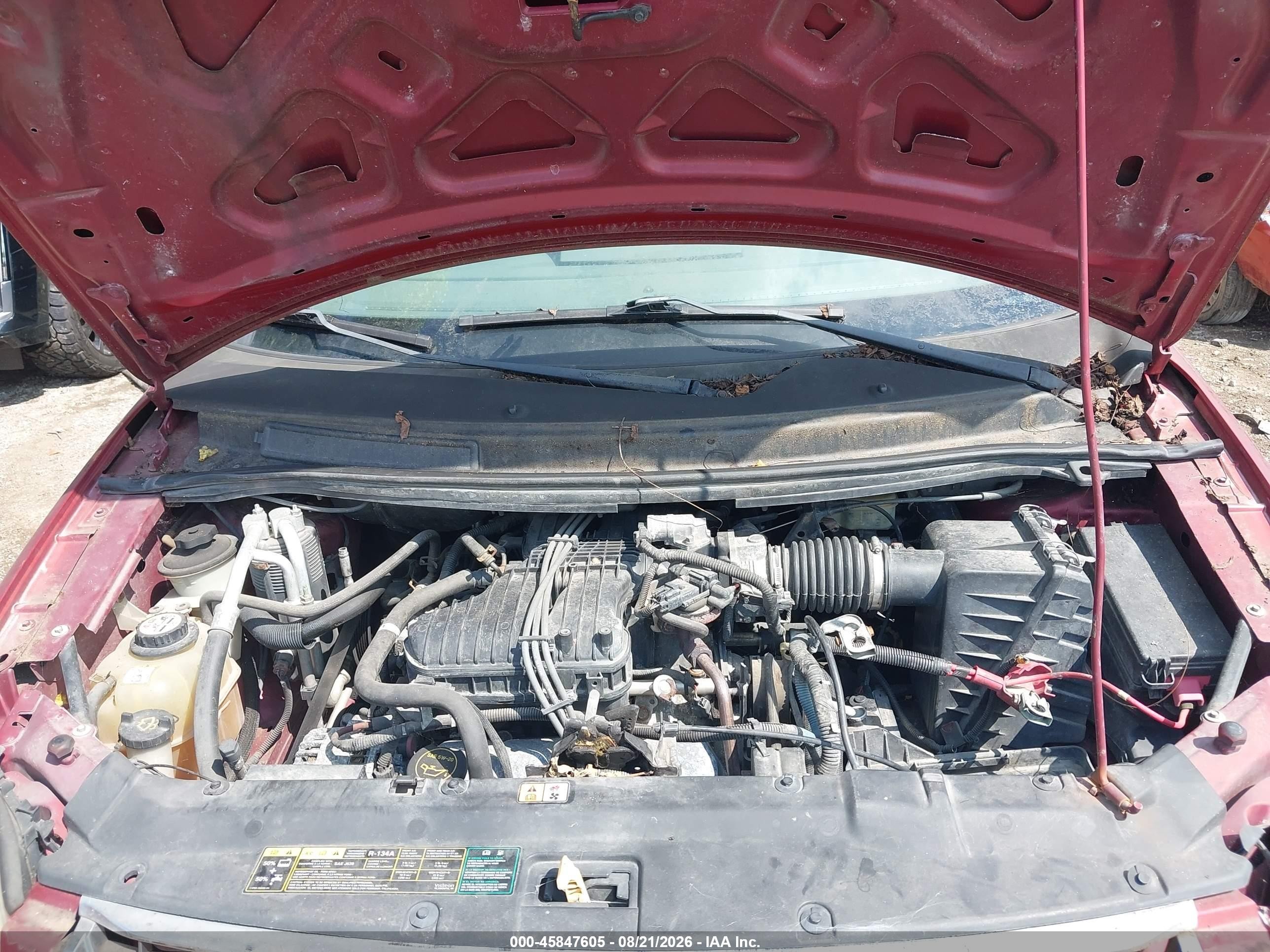 2005 Ford Freestar Sel Red vin: 2FMZA52245BA83885