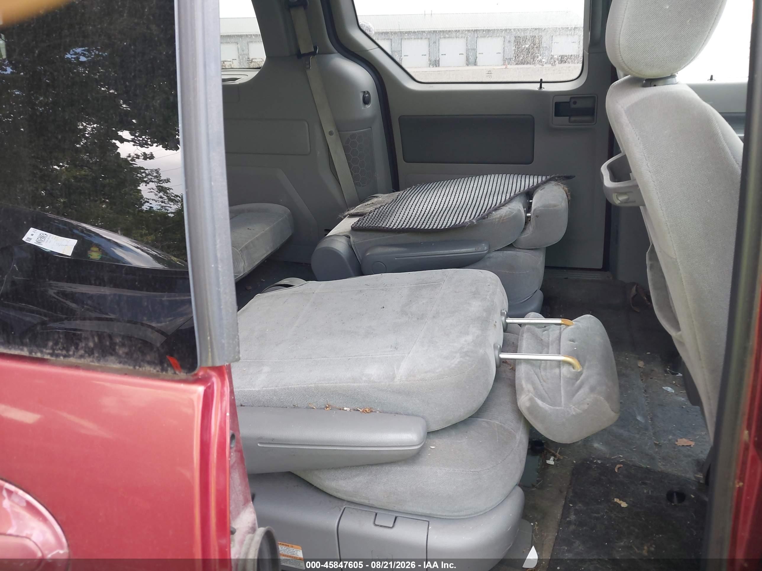 2005 Ford Freestar Sel Red vin: 2FMZA52245BA83885