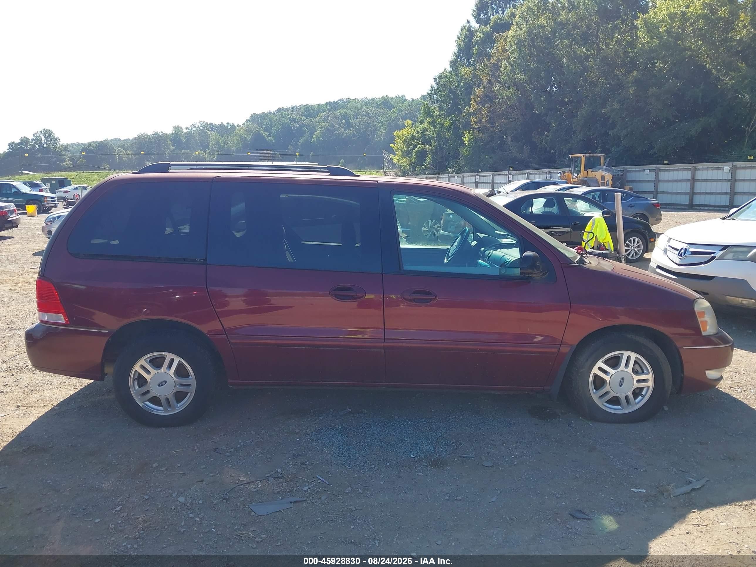 2006 Ford Freestar Sel Red vin: 2FMZA52246BA51486