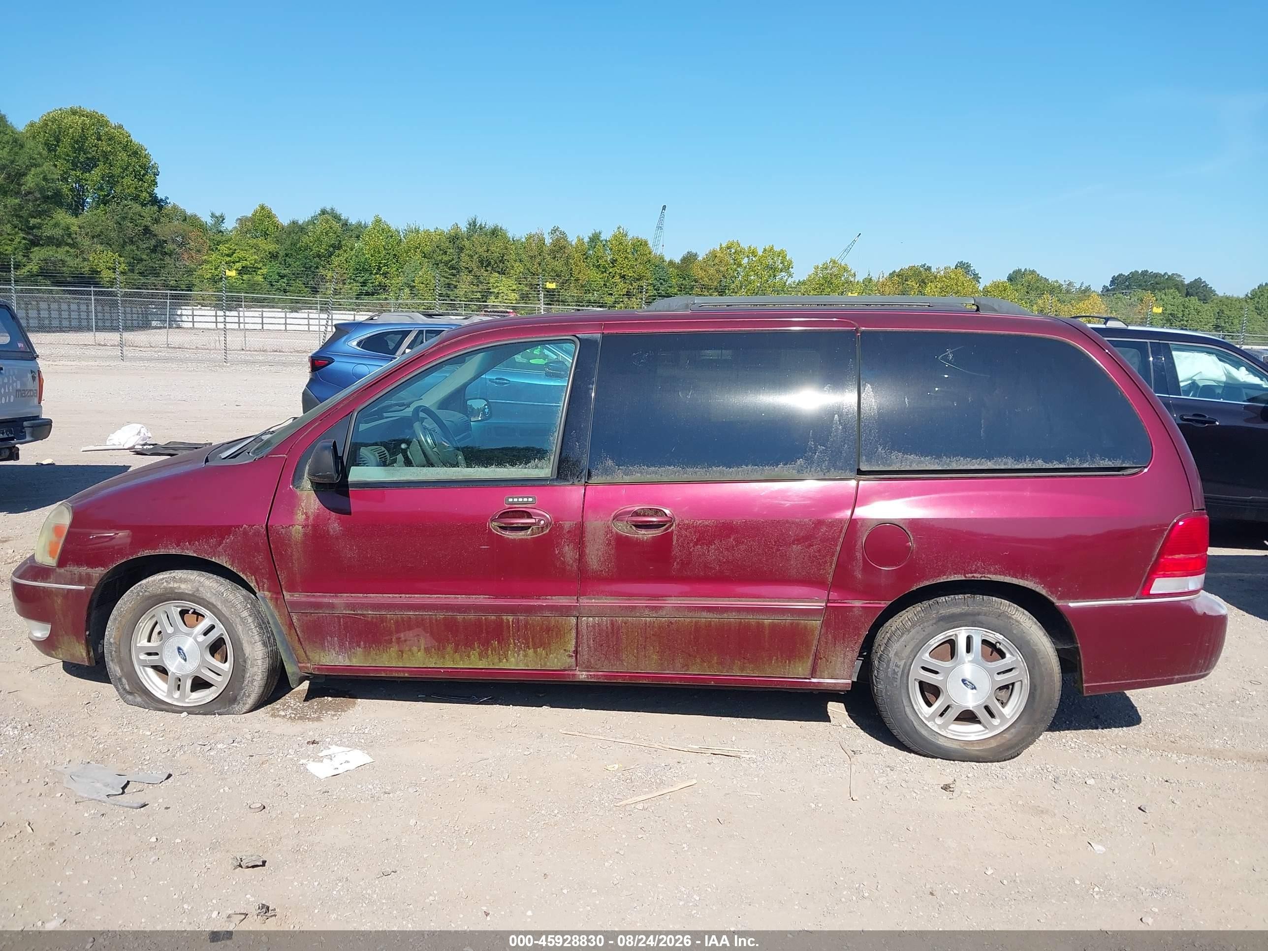 2006 Ford Freestar Sel Red vin: 2FMZA52246BA51486