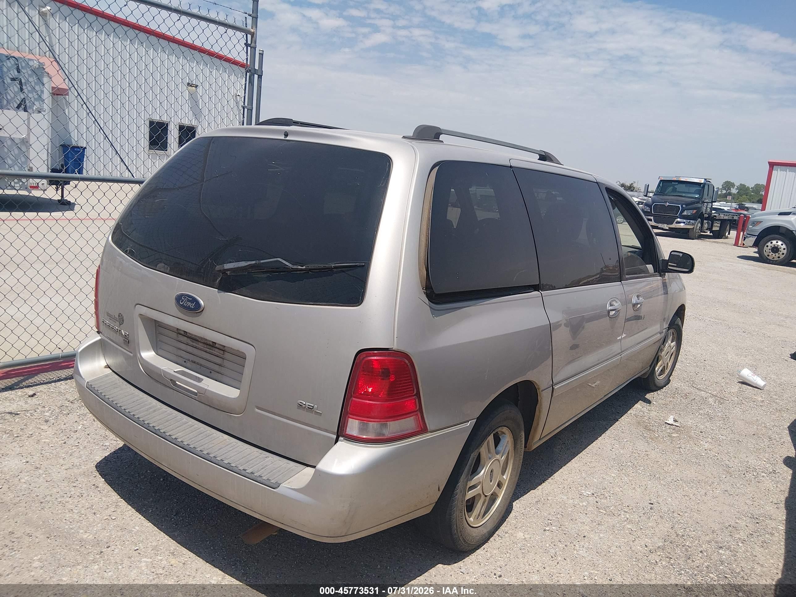 2006 Ford Freestar Sel Silver vin: 2FMZA52256BA60312