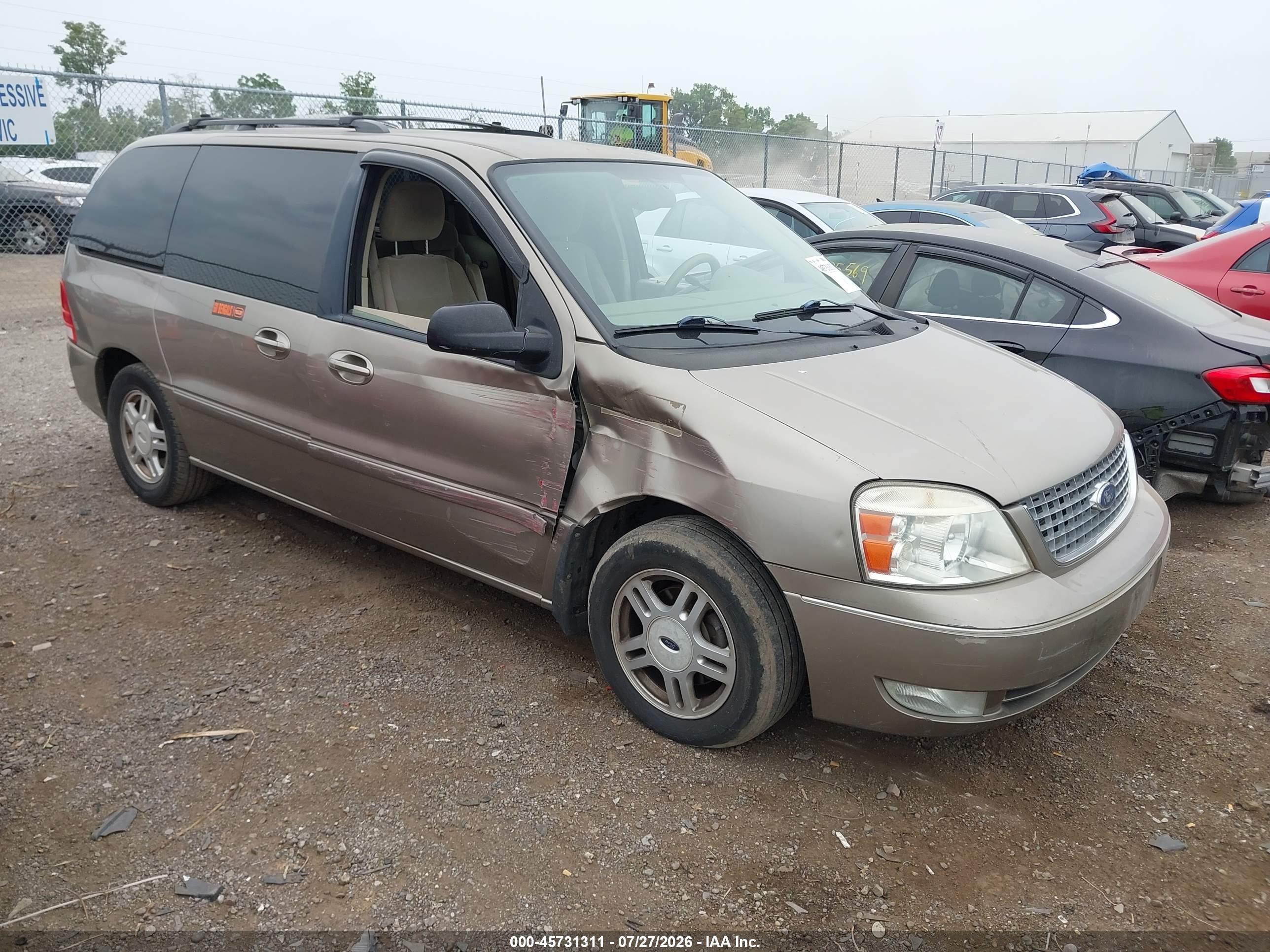 2004 Ford Freestar Sel Tan vin: 2FMZA52274BA44495