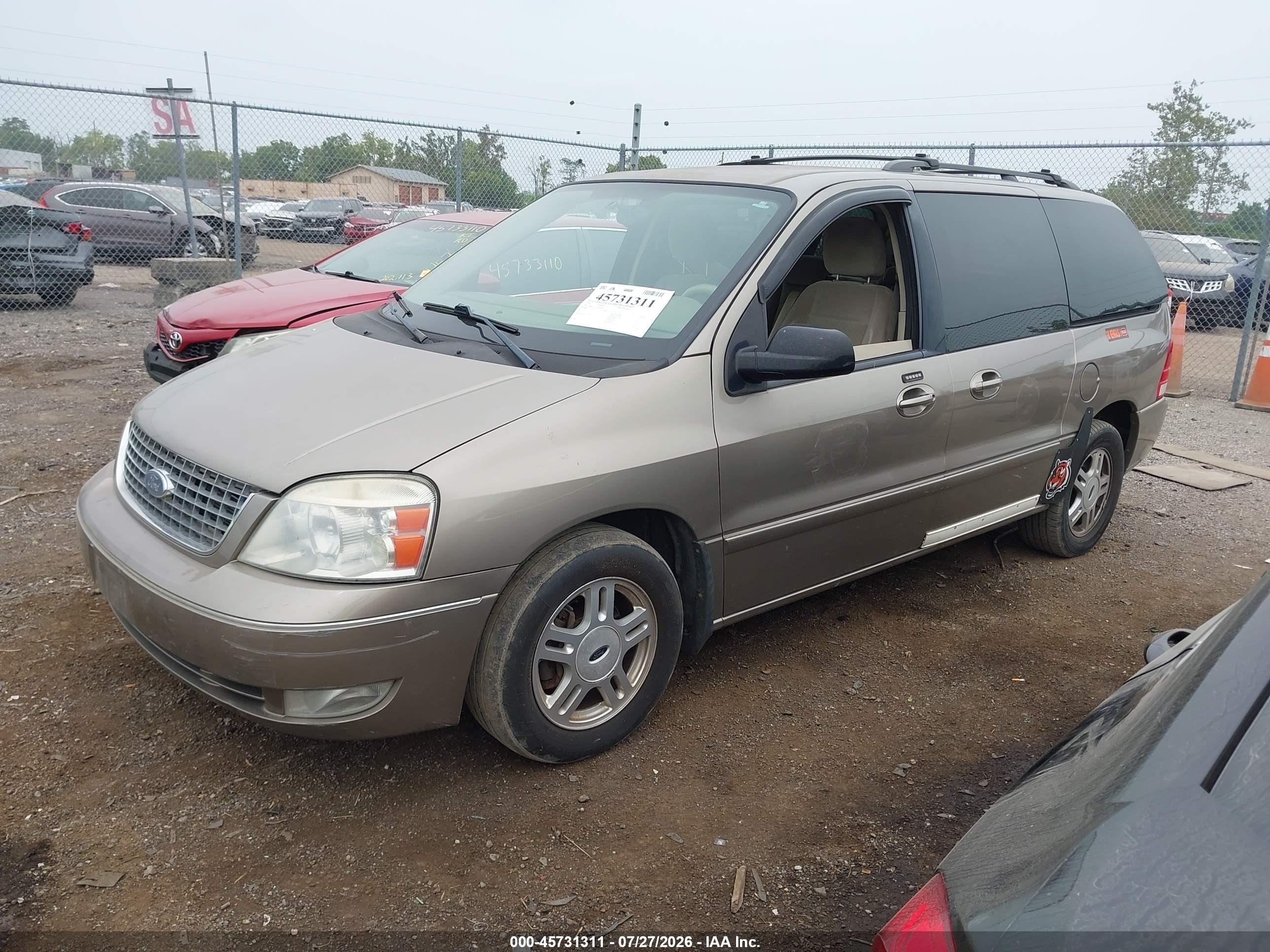 2004 Ford Freestar Sel Tan vin: 2FMZA52274BA44495