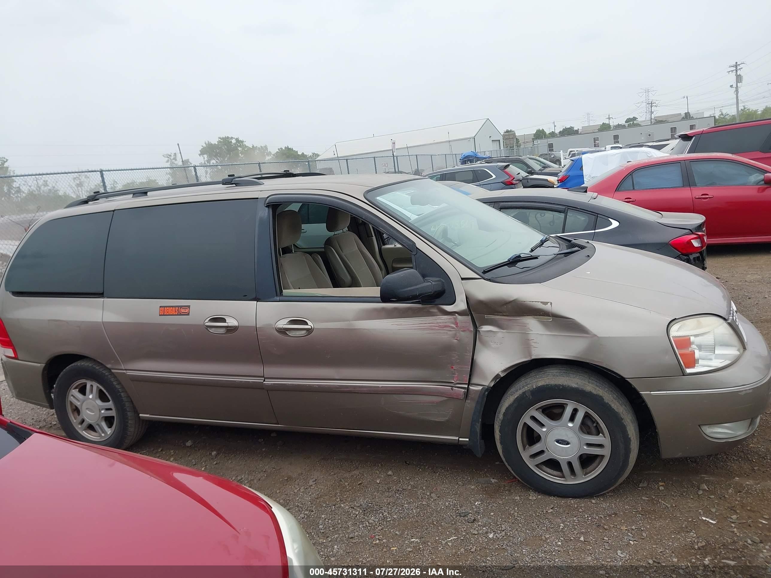 2004 Ford Freestar Sel Tan vin: 2FMZA52274BA44495