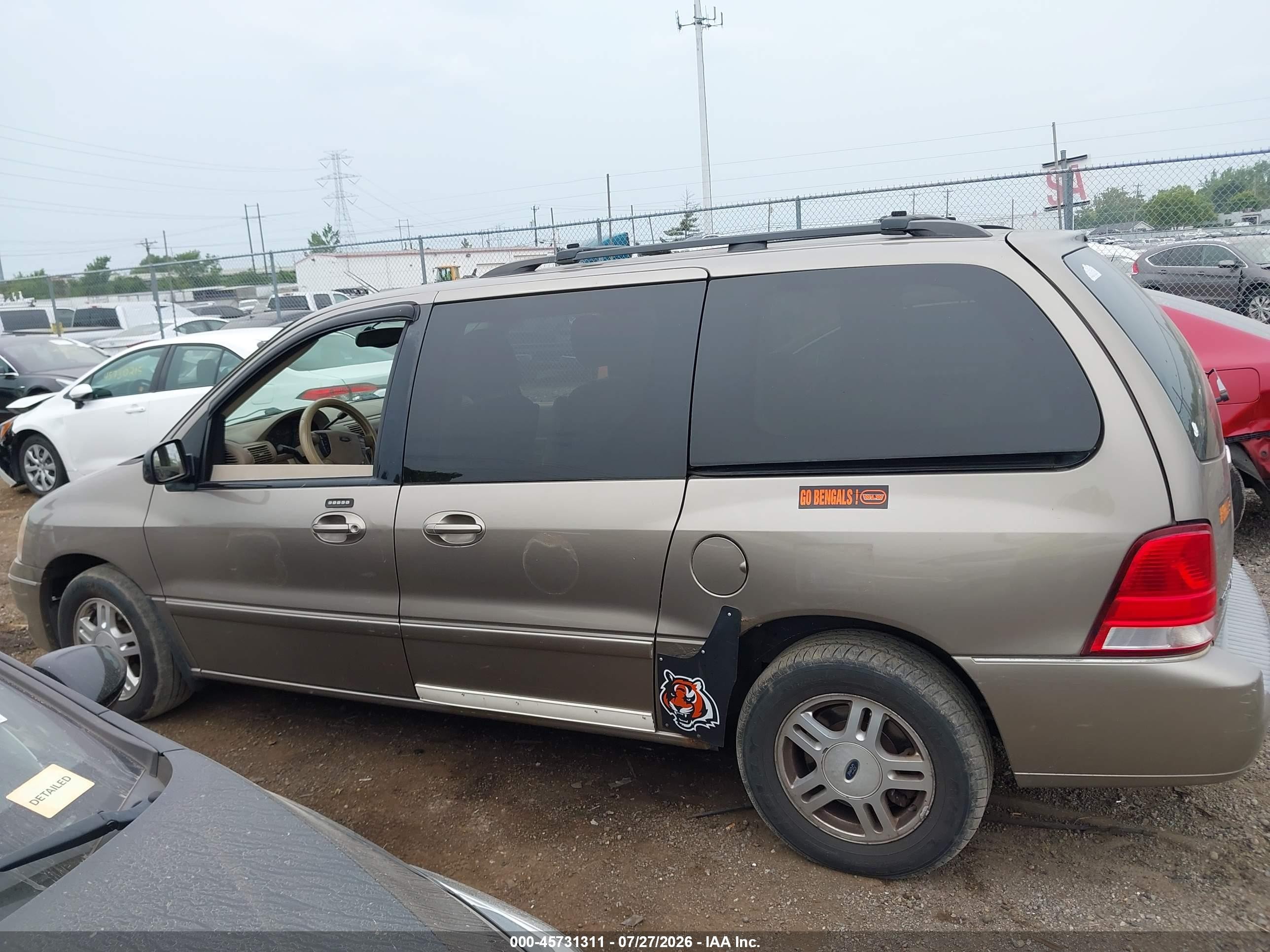 2004 Ford Freestar Sel Tan vin: 2FMZA52274BA44495