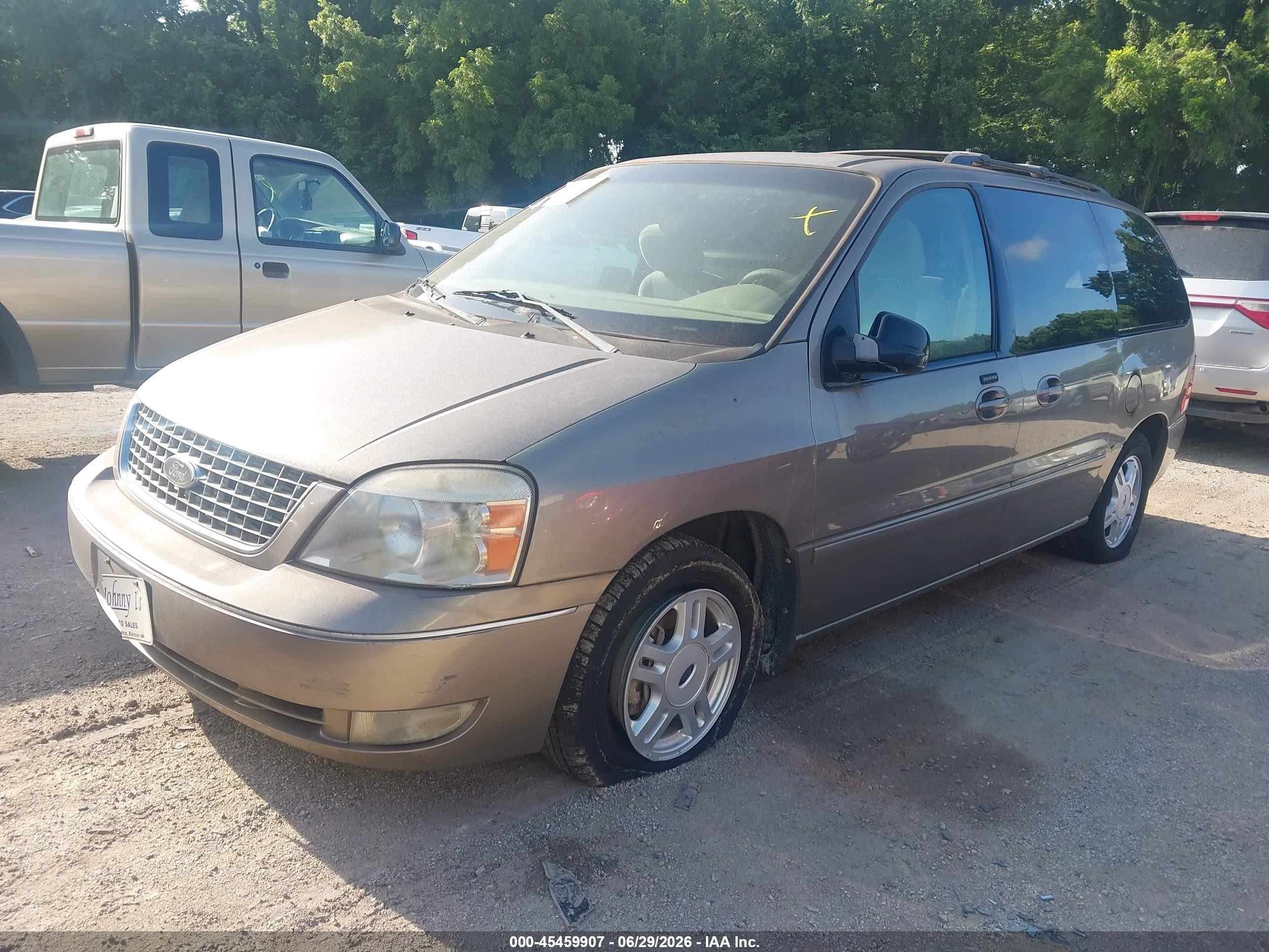 2005 Ford Freestar Sel Brown vin: 2FMZA52285BA42353