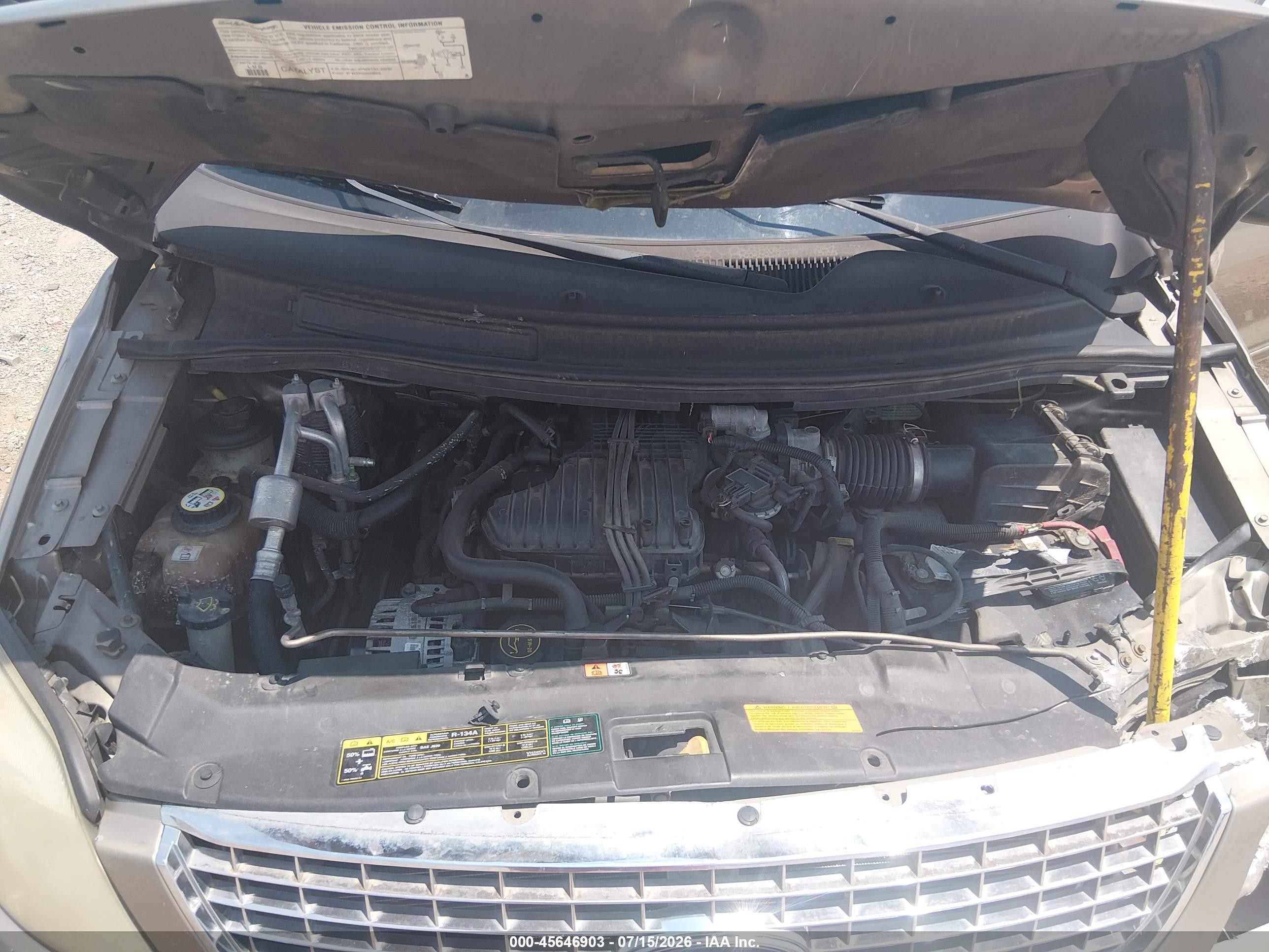 2004 Ford Freestar Sel Gold vin: 2FMZA522X4BA75935