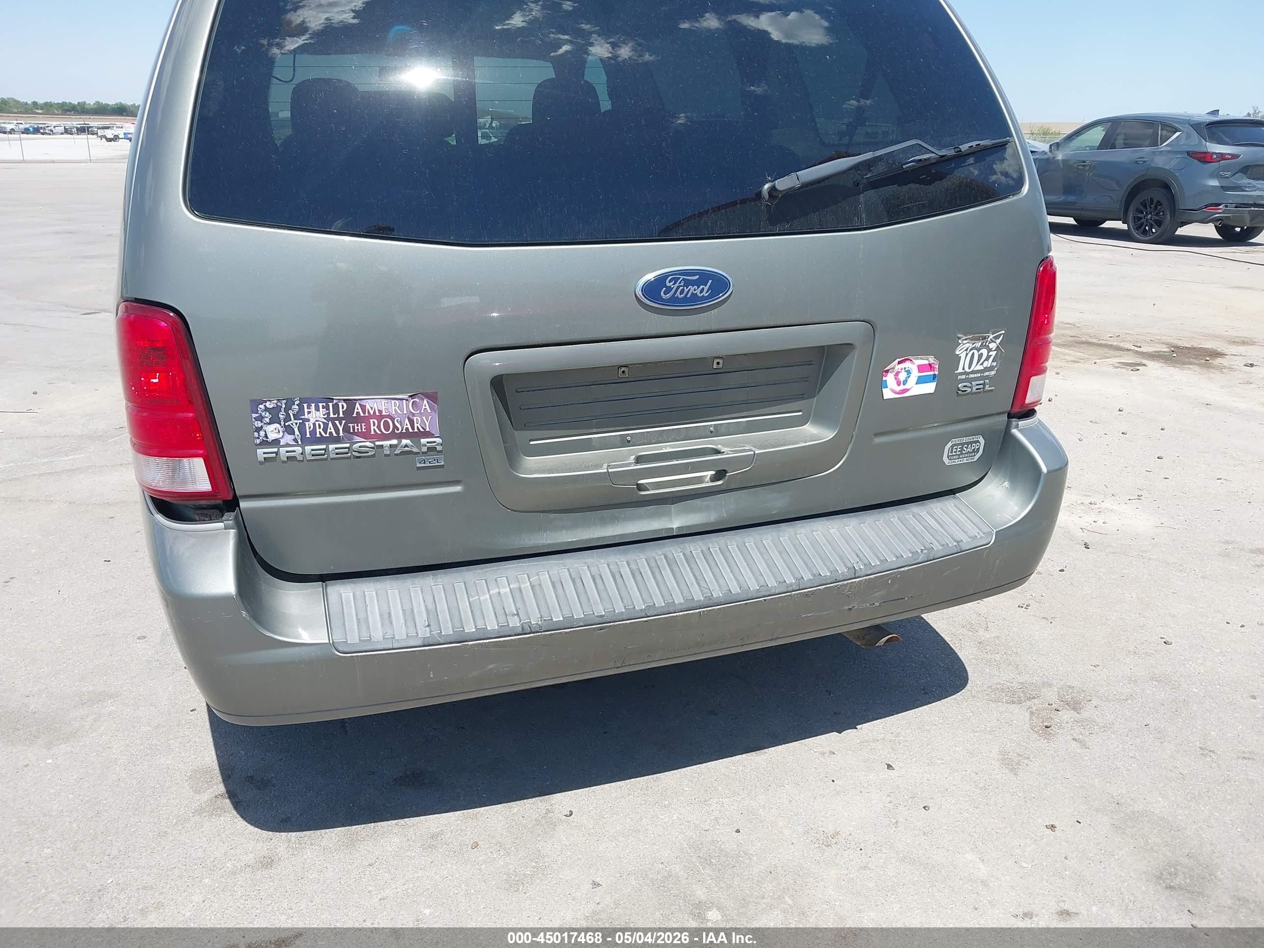 2006 Ford Freestar Sel Gray vin: 2FMZA522X6BA10862