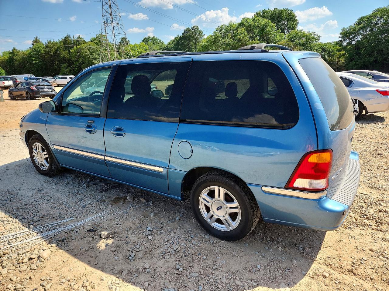 2001 Ford Windstar Se Blue vin: 2FMZA52401BB22841