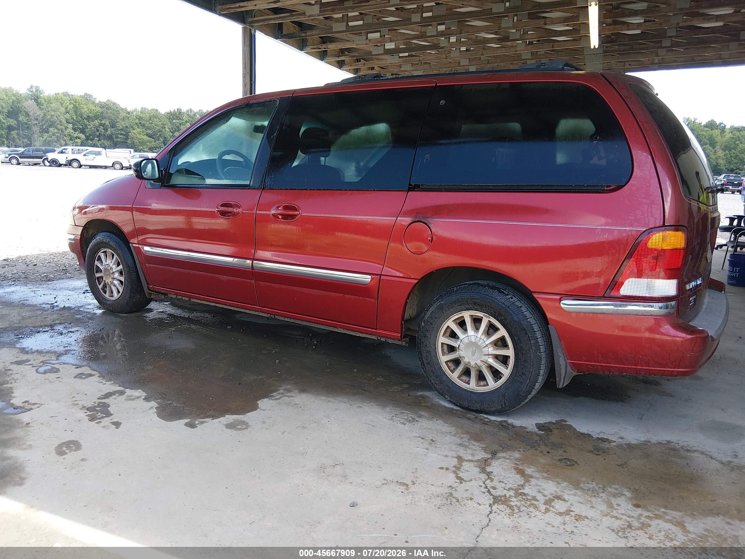 1999 Ford Windstar Se Бордовый vin: 2FMZA5240XBB65357