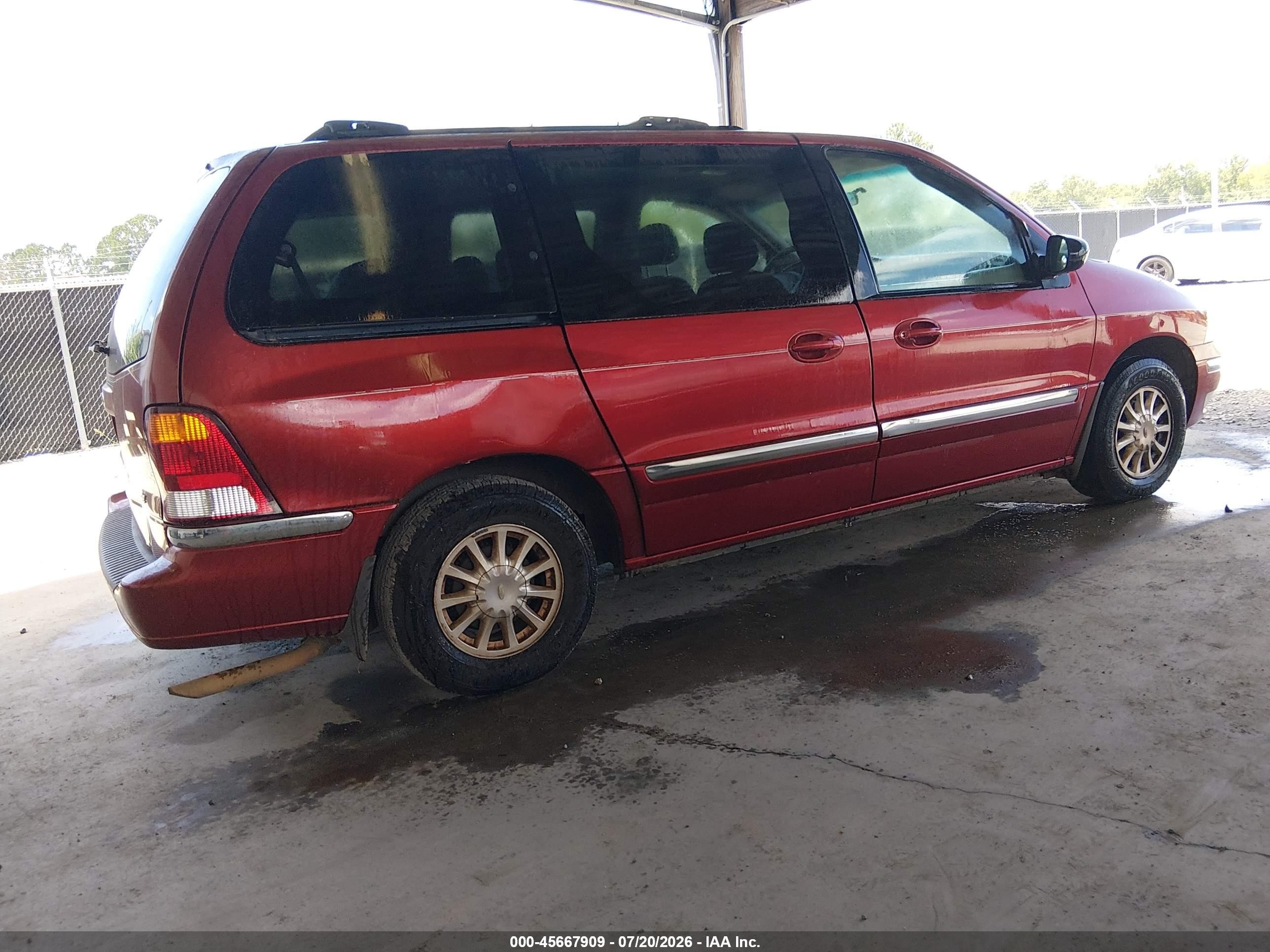 1999 Ford Windstar Se Бордовый vin: 2FMZA5240XBB65357