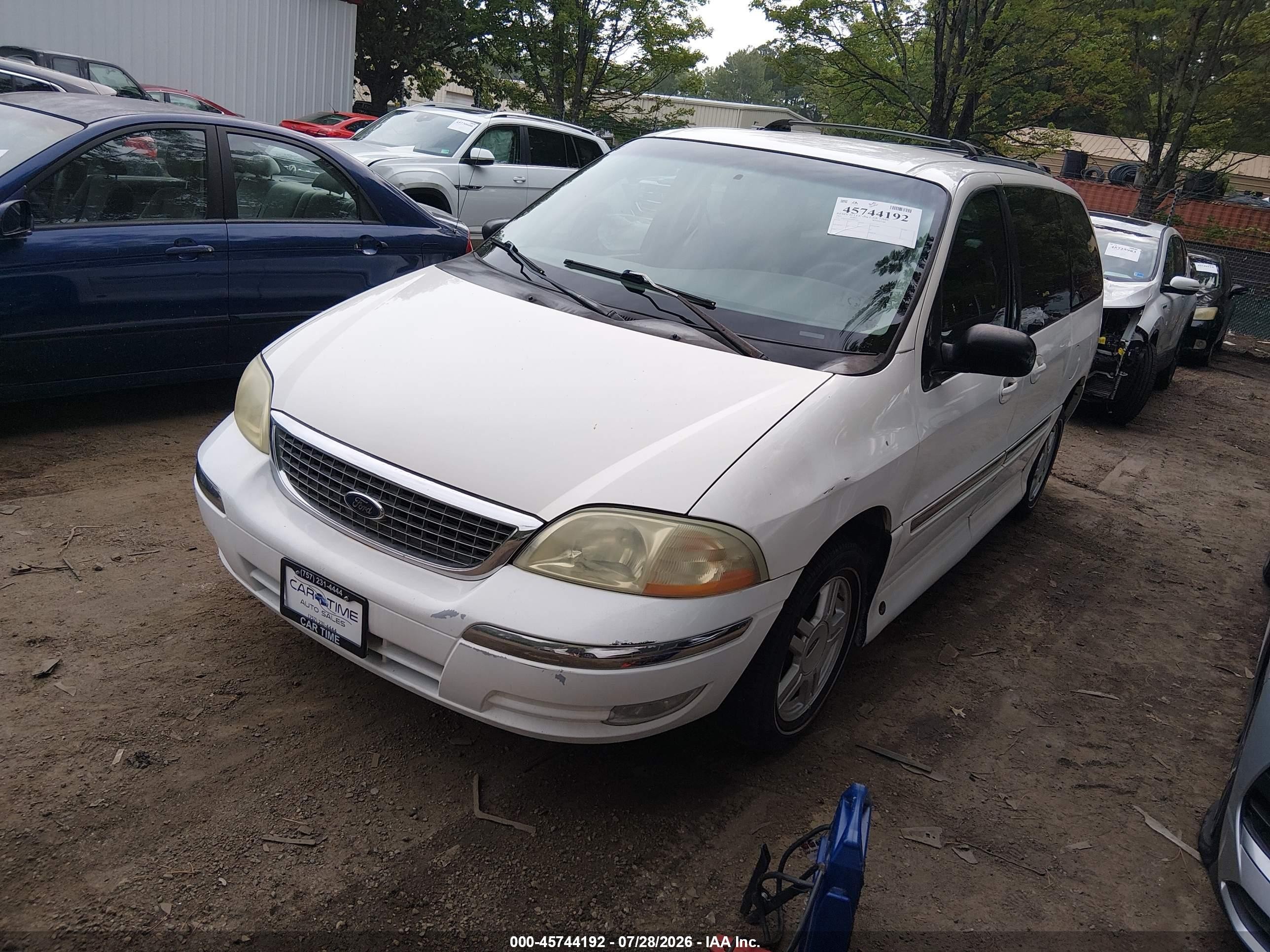 2003 Ford Windstar Se Белый vin: 2FMZA52453BB91141