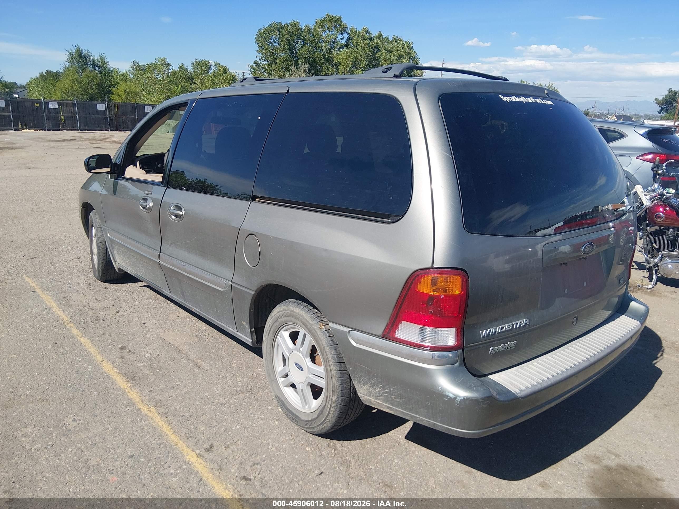 2003 Ford Windstar Se Gray vin: 2FMZA52463BB67463