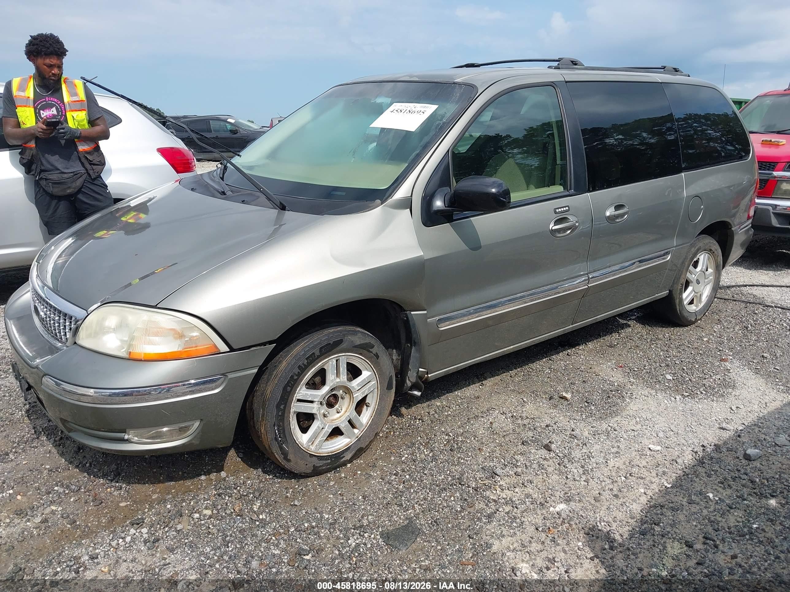2003 Ford Windstar Se Gray vin: 2FMZA52473BA06183