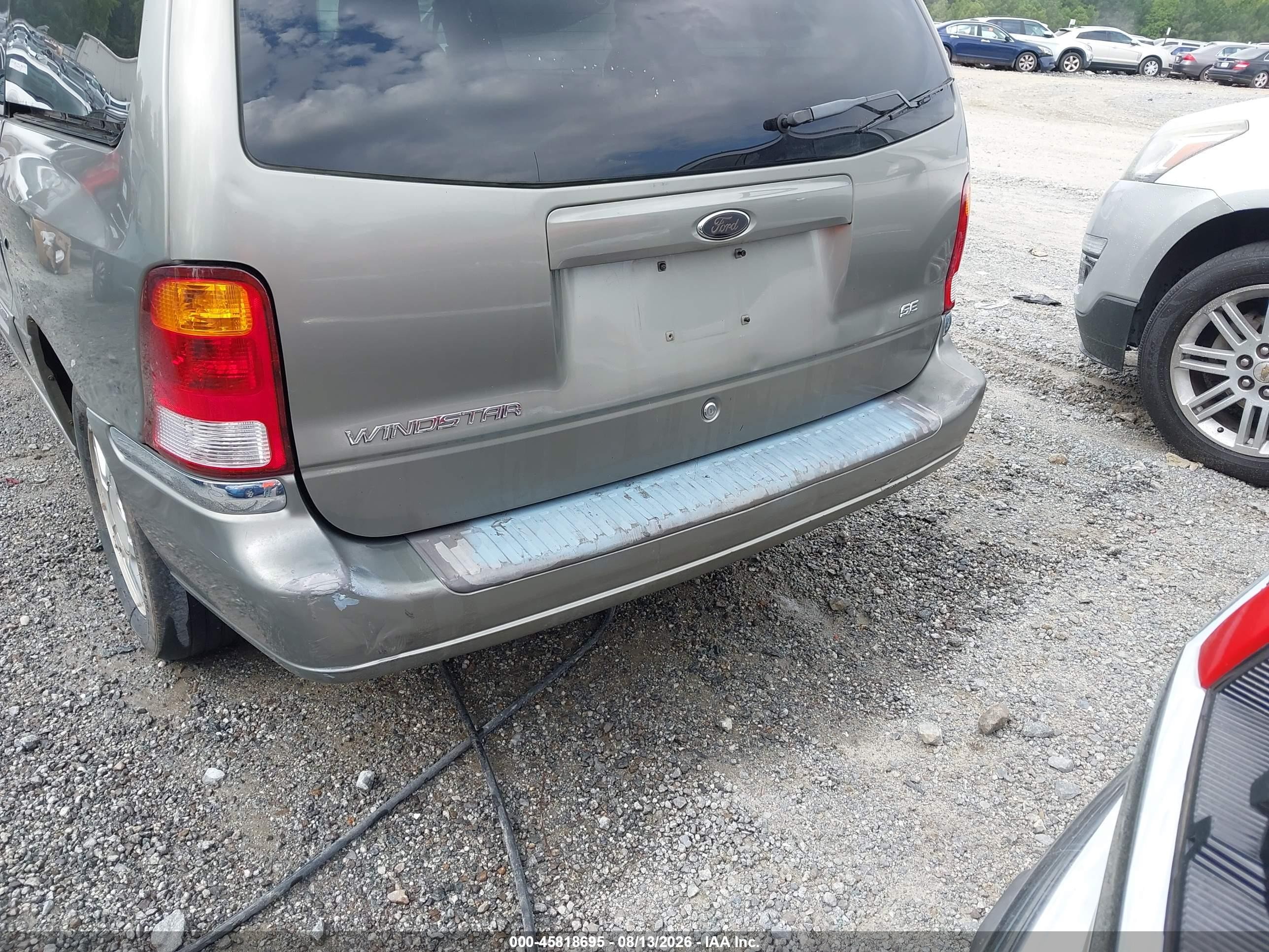 2003 Ford Windstar Se Gray vin: 2FMZA52473BA06183