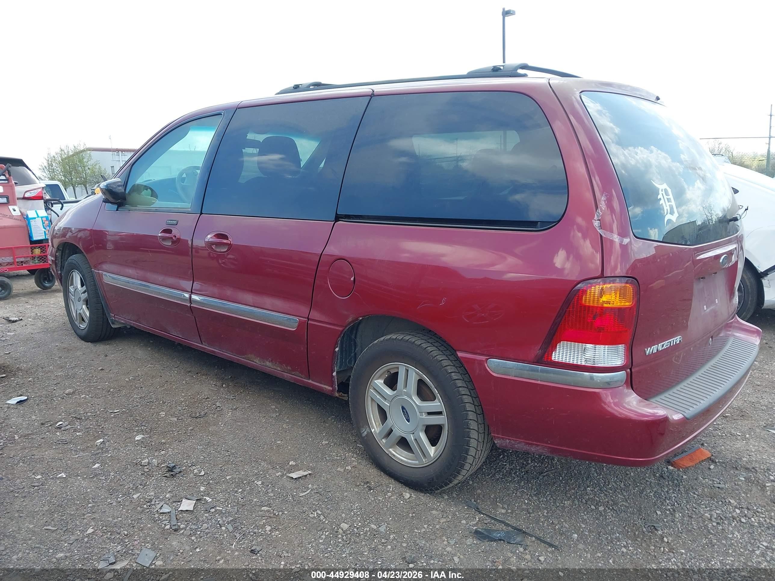 2003 Ford Windstar Se Burgundy vin: 2FMZA52493BA94315