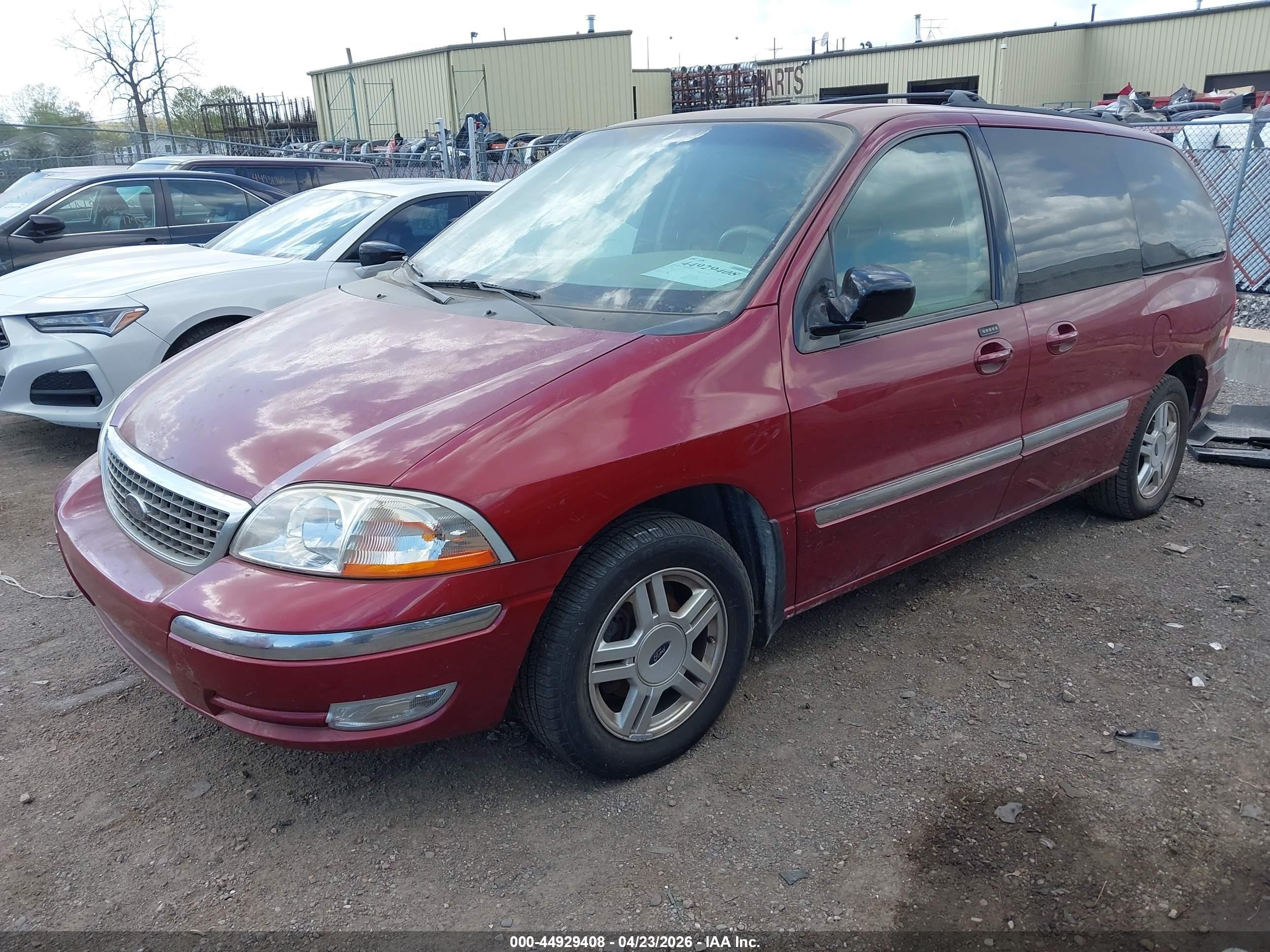 2003 Ford Windstar Se Burgundy vin: 2FMZA52493BA94315