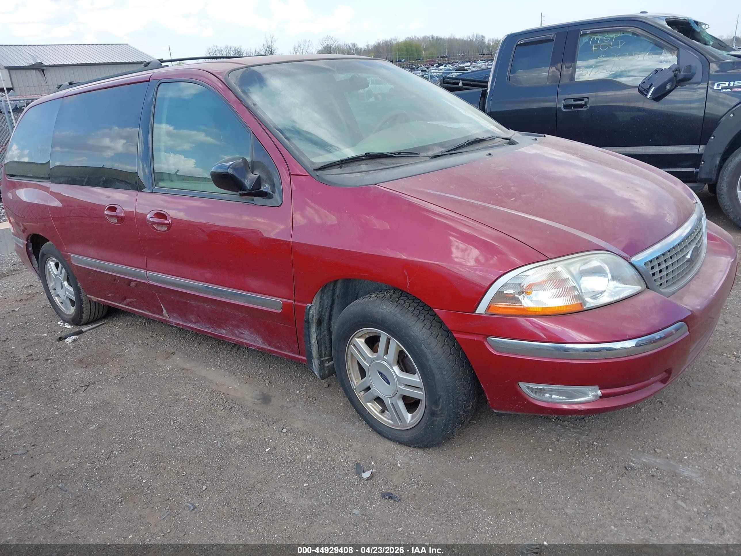 2003 Ford Windstar Se Burgundy vin: 2FMZA52493BA94315