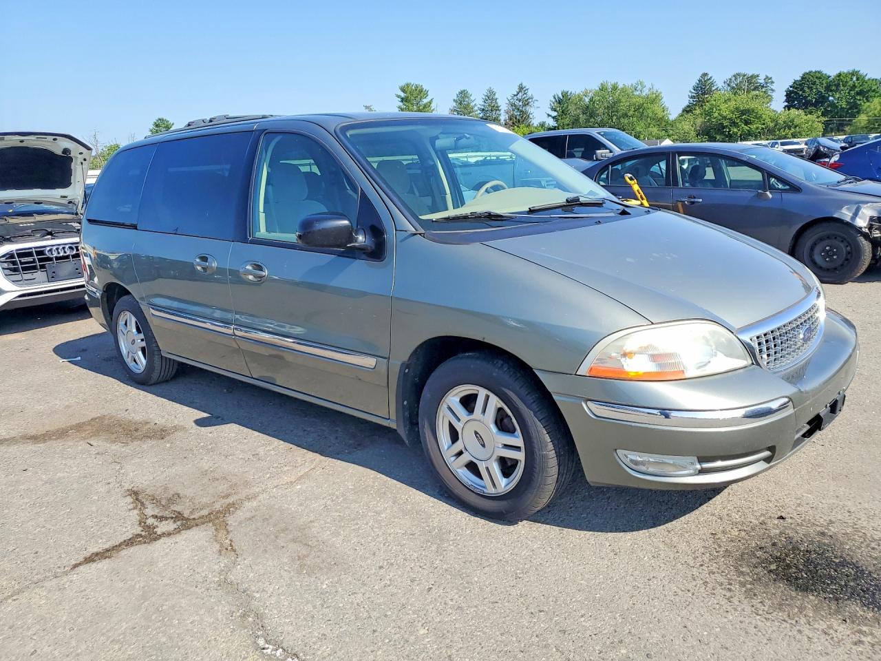 2003 Ford Windstar Se Серый vin: 2FMZA52493BB97301