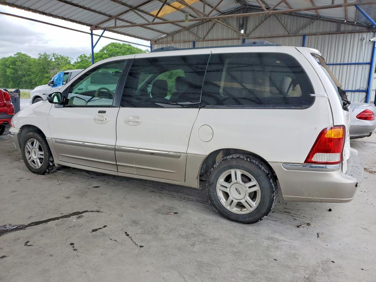 2003 Ford Windstar Sel White vin: 2FMZA53403BA07285