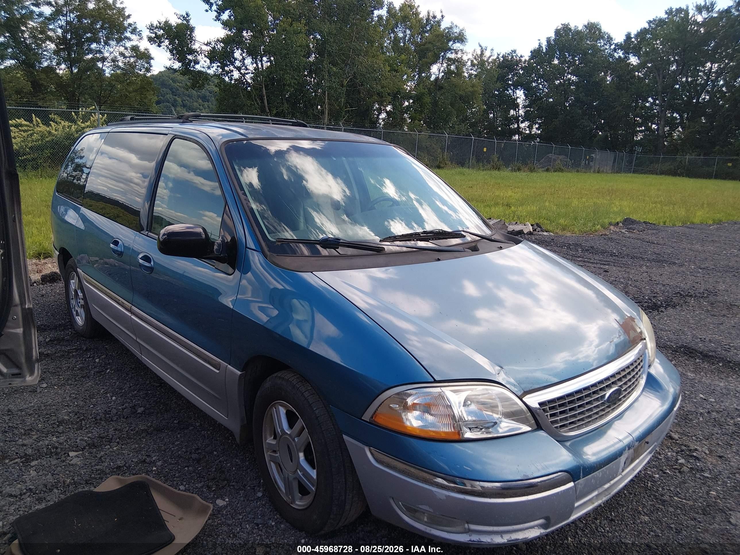 2003 Ford Windstar Sel Синий vin: 2FMZA53403BB85911