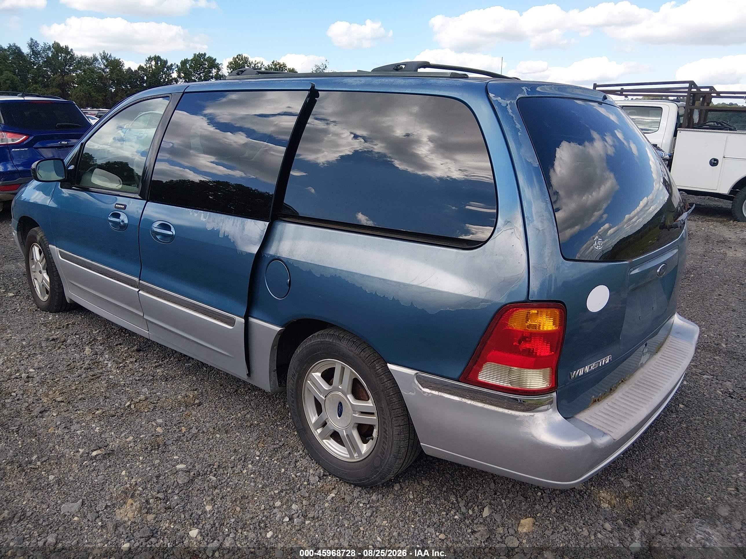 2003 Ford Windstar Sel Синий vin: 2FMZA53403BB85911