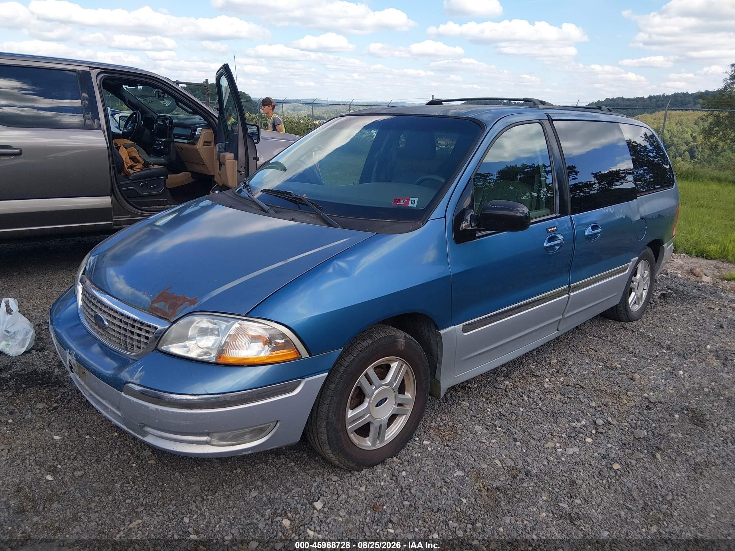2003 Ford Windstar Sel Синий vin: 2FMZA53403BB85911