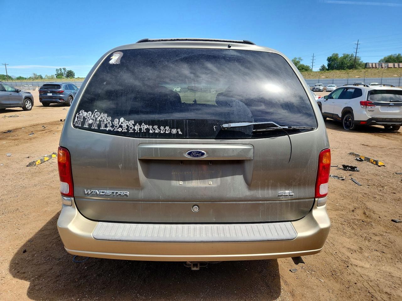 2000 Ford Windstar Sel Beige vin: 2FMZA5340YBC45855