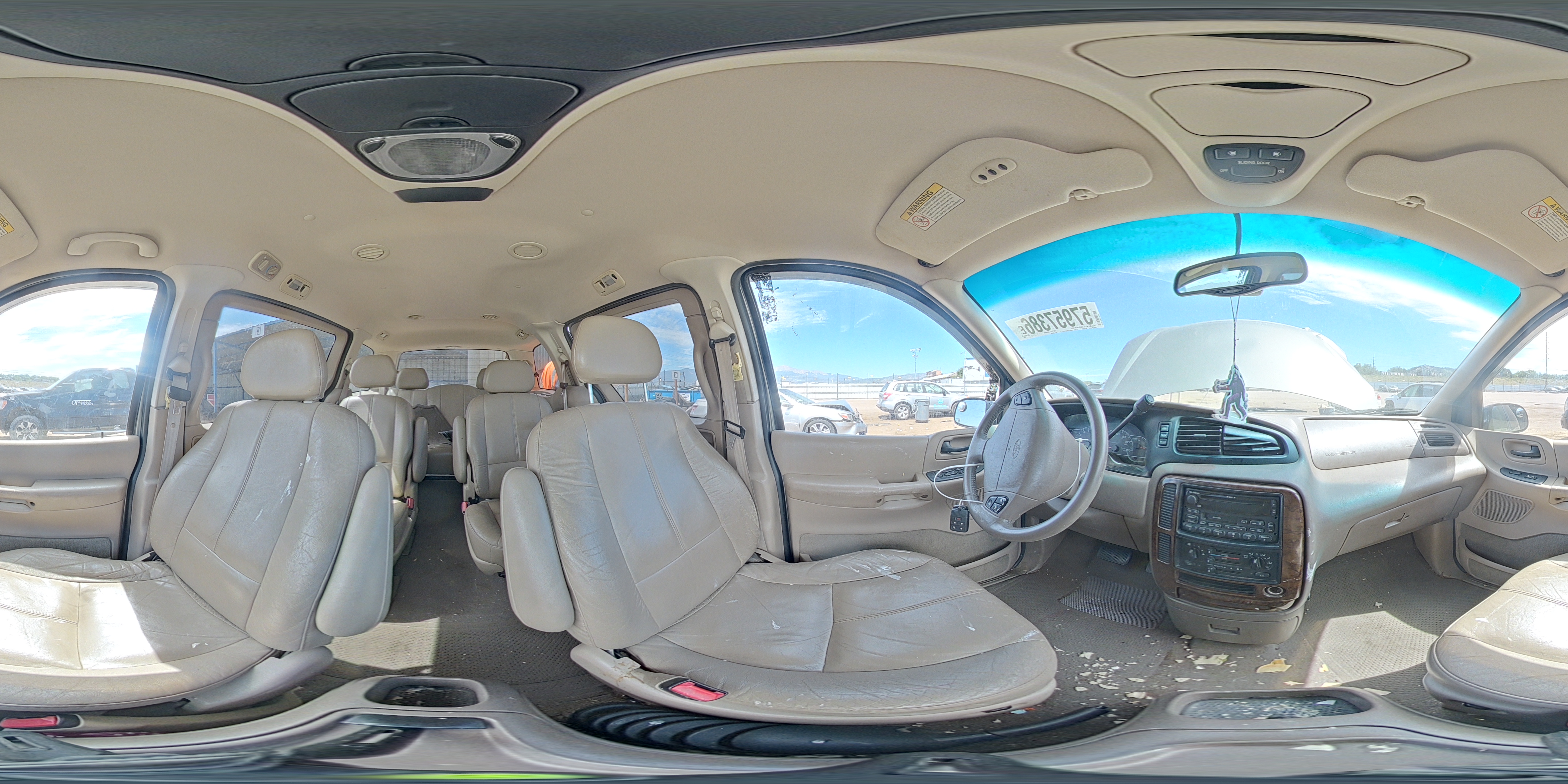 2000 Ford Windstar Sel Beige vin: 2FMZA5340YBC45855