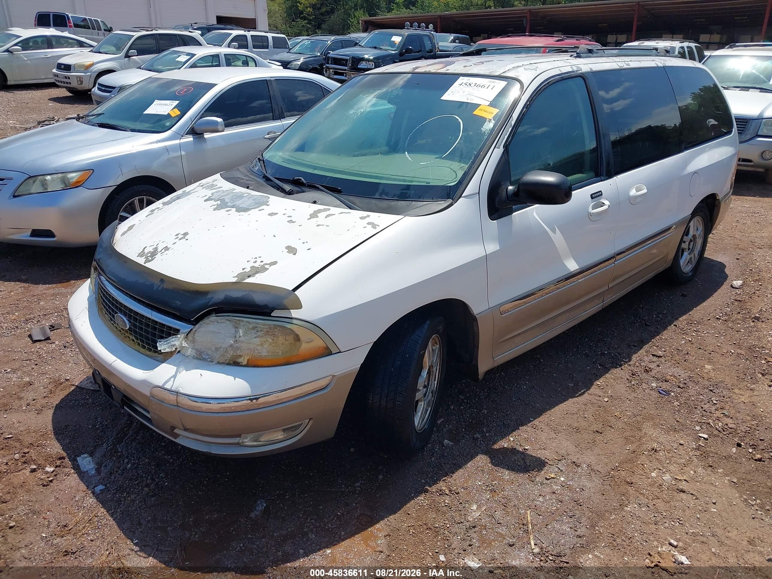 2003 Ford Windstar Sel White vin: 2FMZA53413BA15640