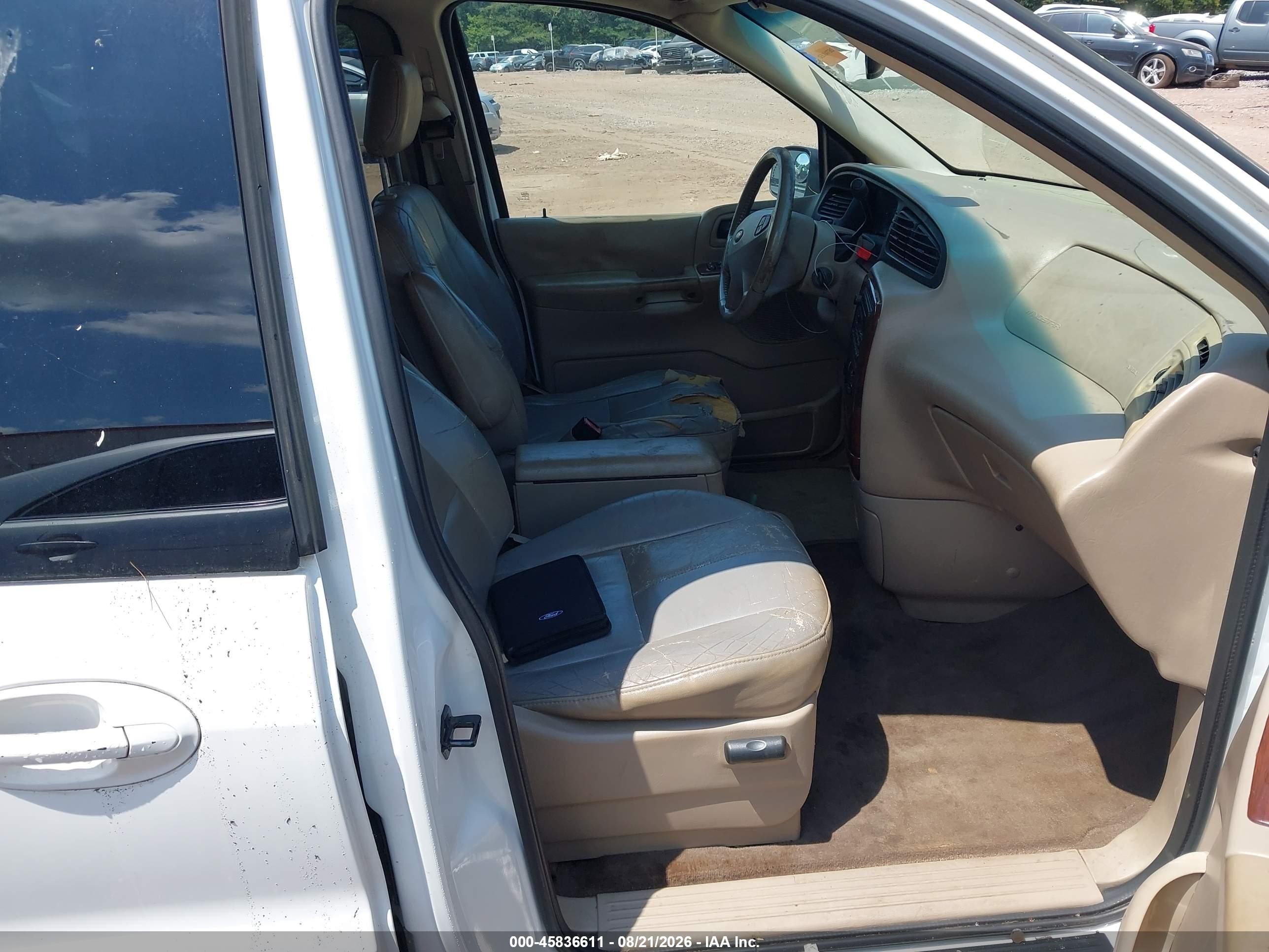 2003 Ford Windstar Sel White vin: 2FMZA53413BA15640