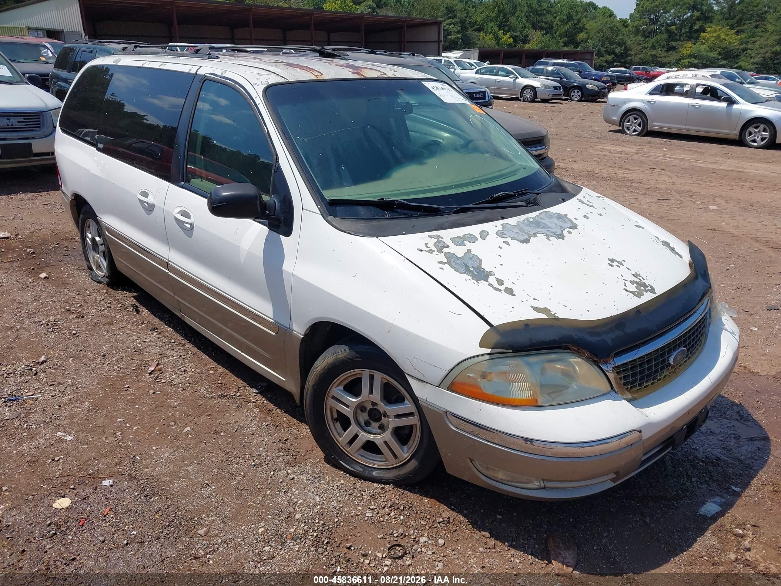2003 Ford Windstar Sel White vin: 2FMZA53413BA15640