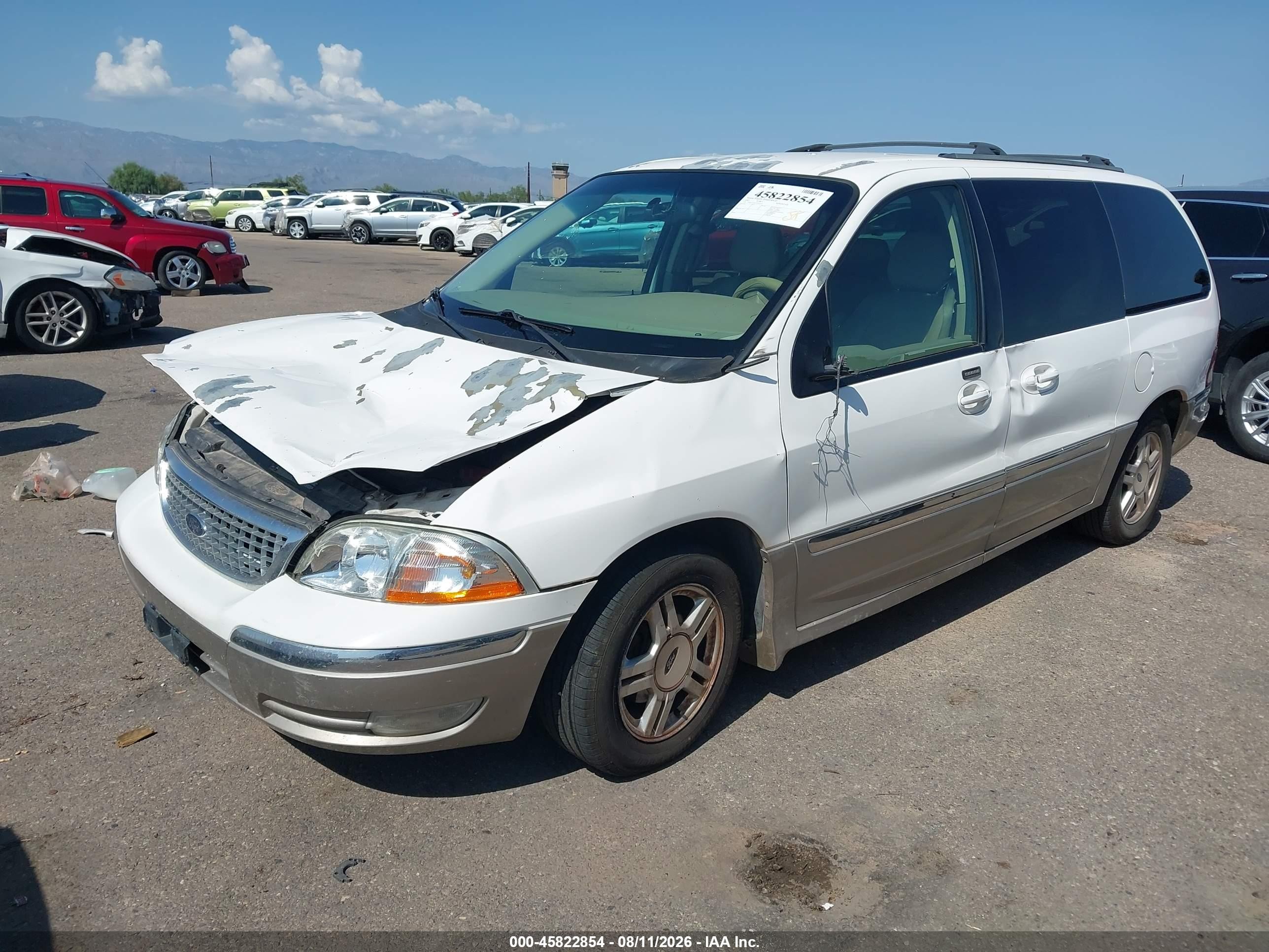 2003 Ford Windstar Sel White vin: 2FMZA53423BA26131