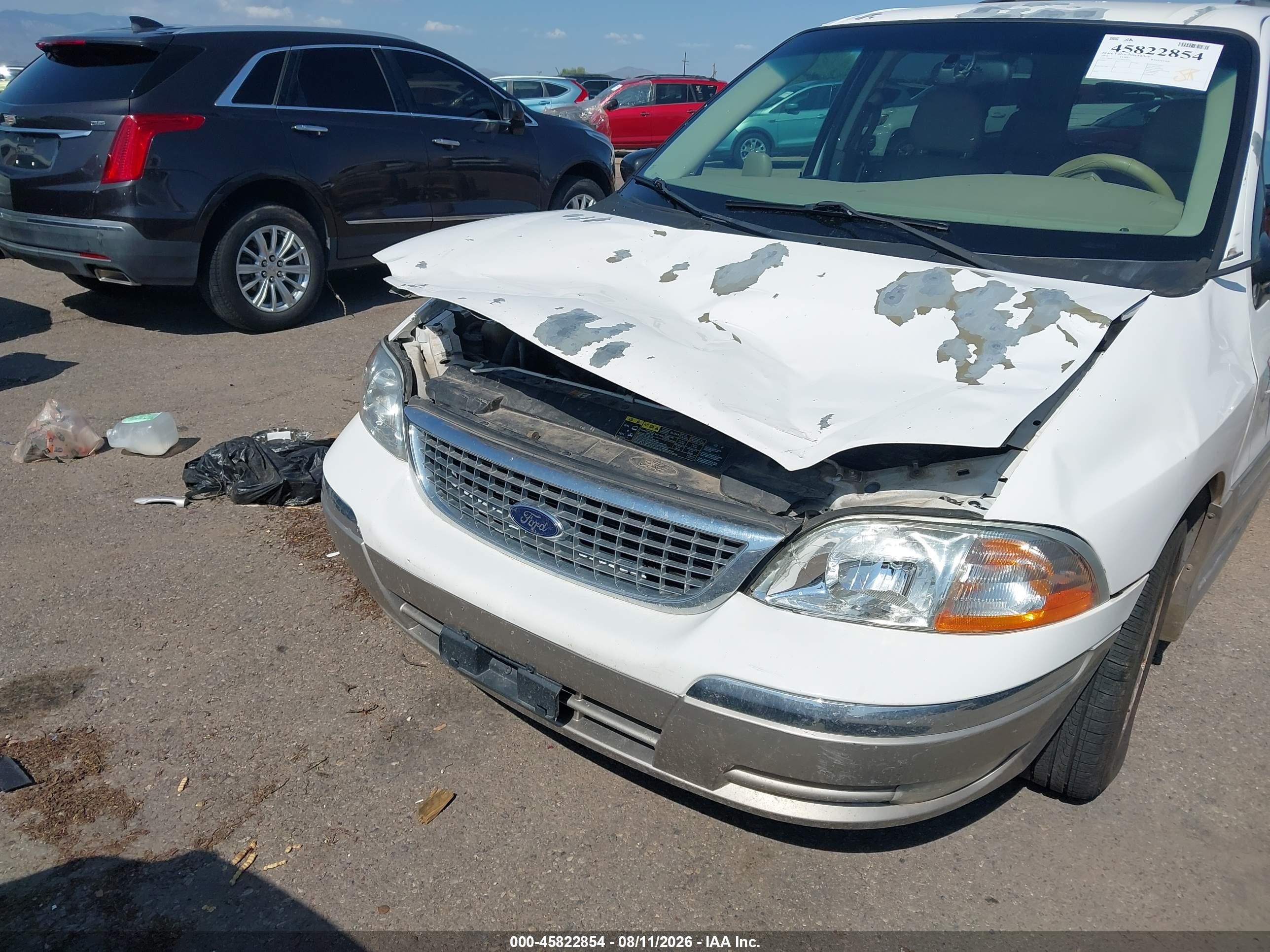 2003 Ford Windstar Sel White vin: 2FMZA53423BA26131