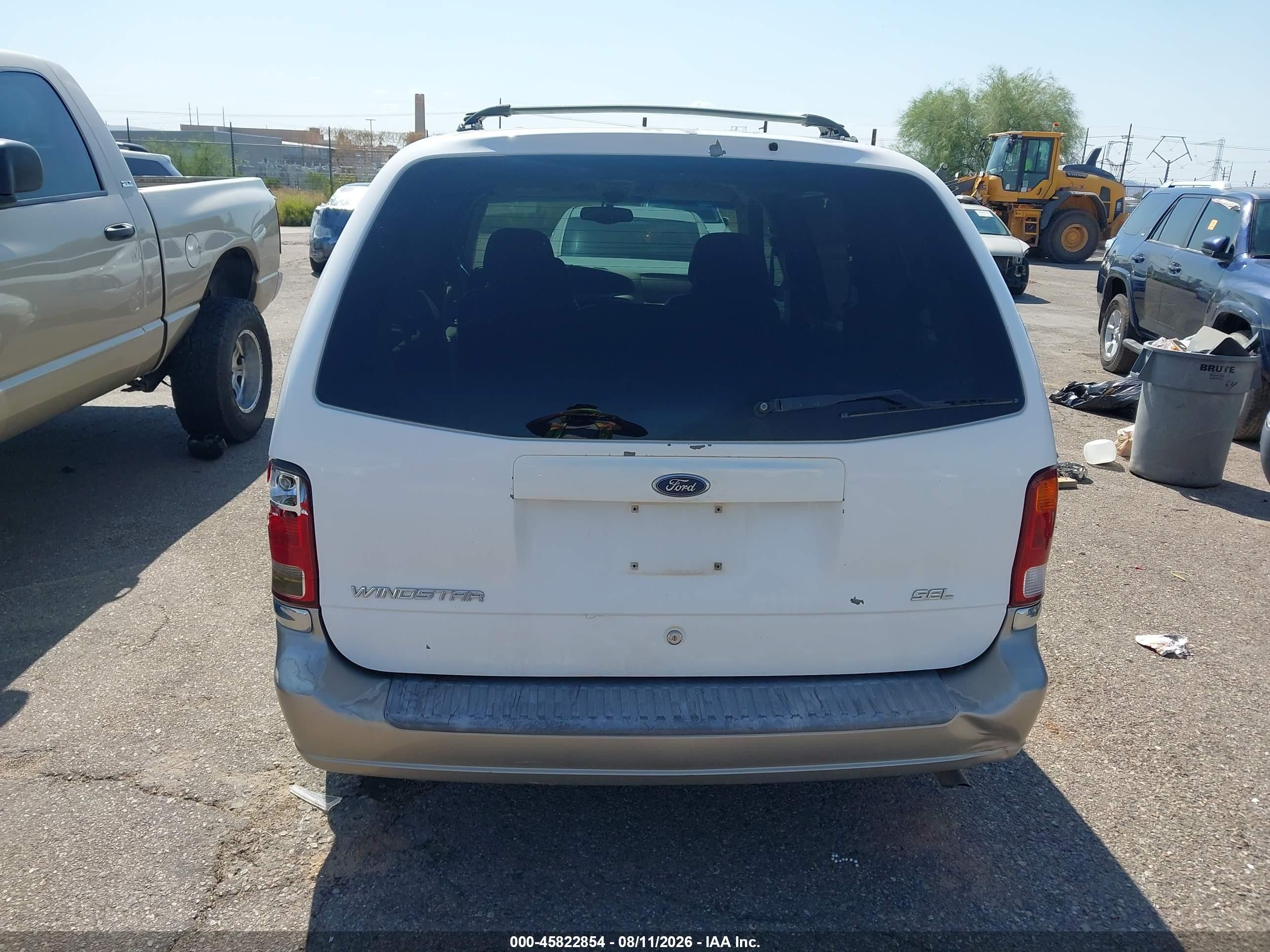 2003 Ford Windstar Sel White vin: 2FMZA53423BA26131