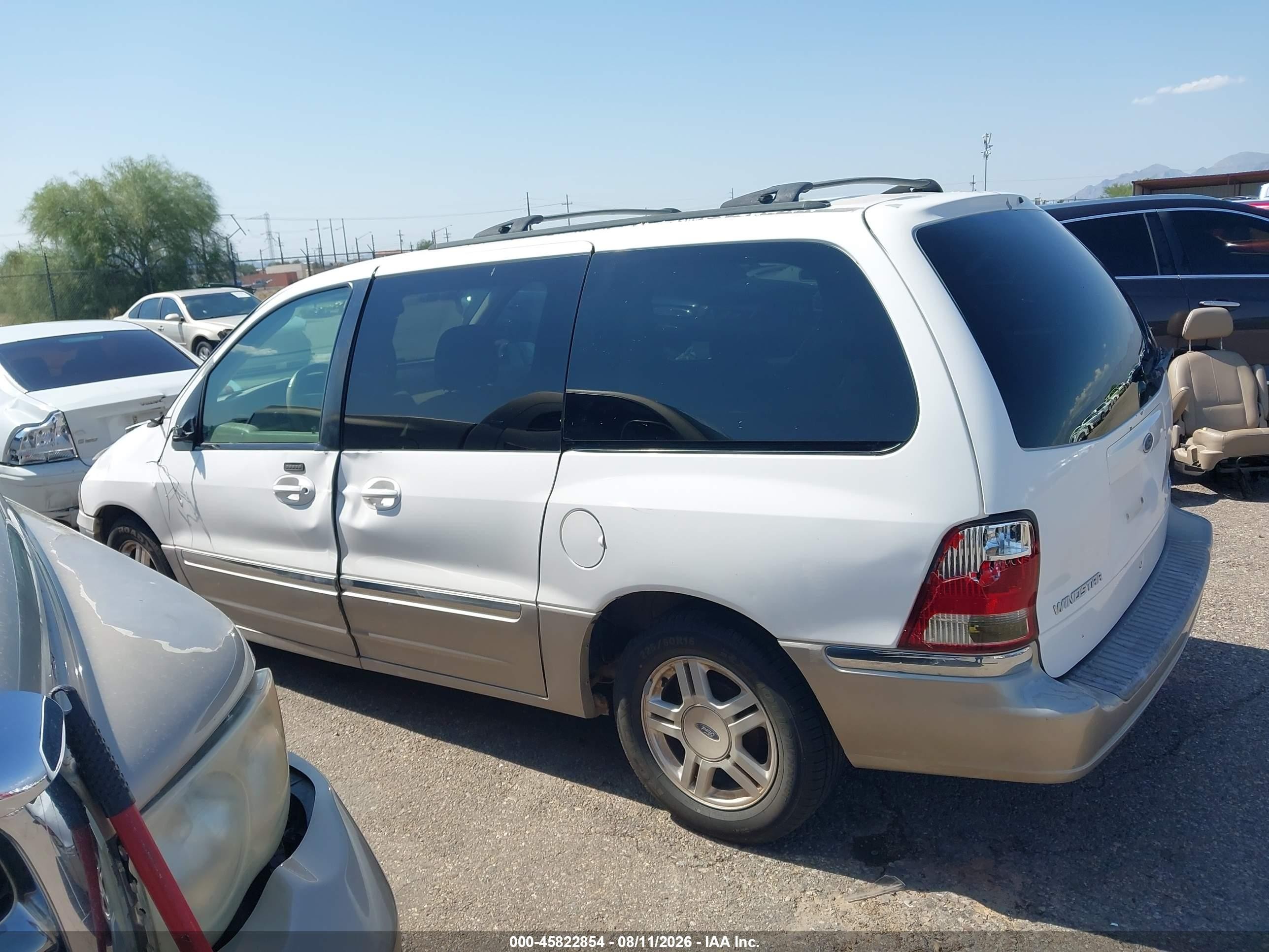 2003 Ford Windstar Sel White vin: 2FMZA53423BA26131