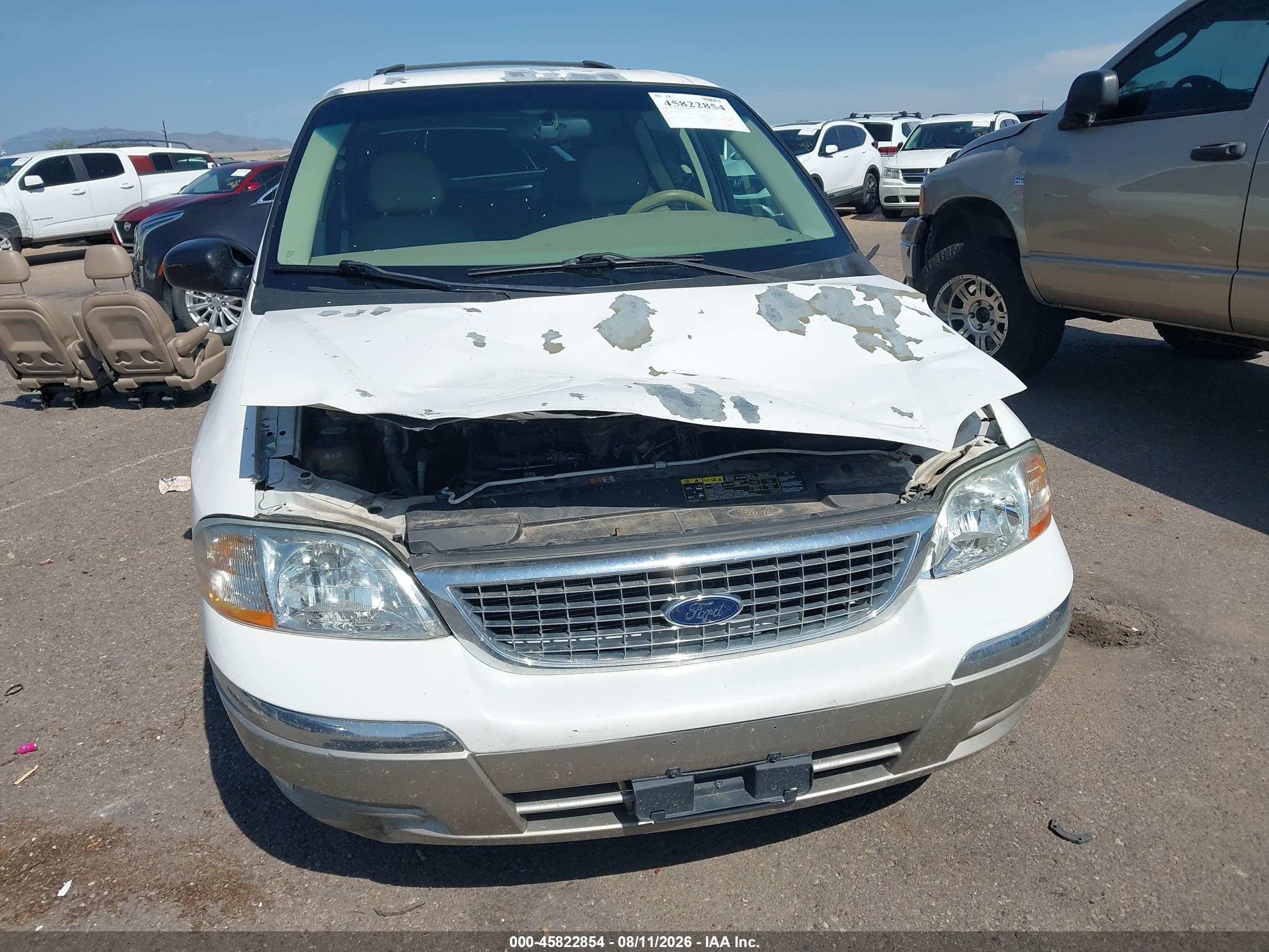 2003 Ford Windstar Sel White vin: 2FMZA53423BA26131
