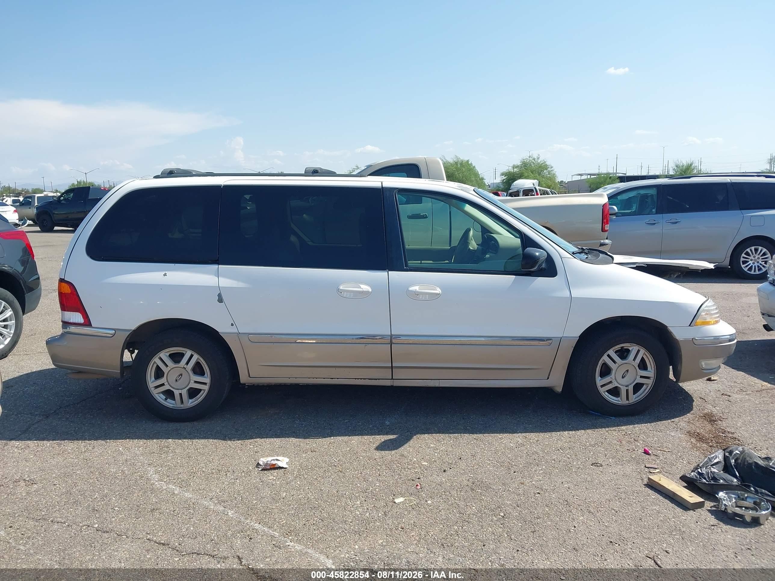2003 Ford Windstar Sel White vin: 2FMZA53423BA26131