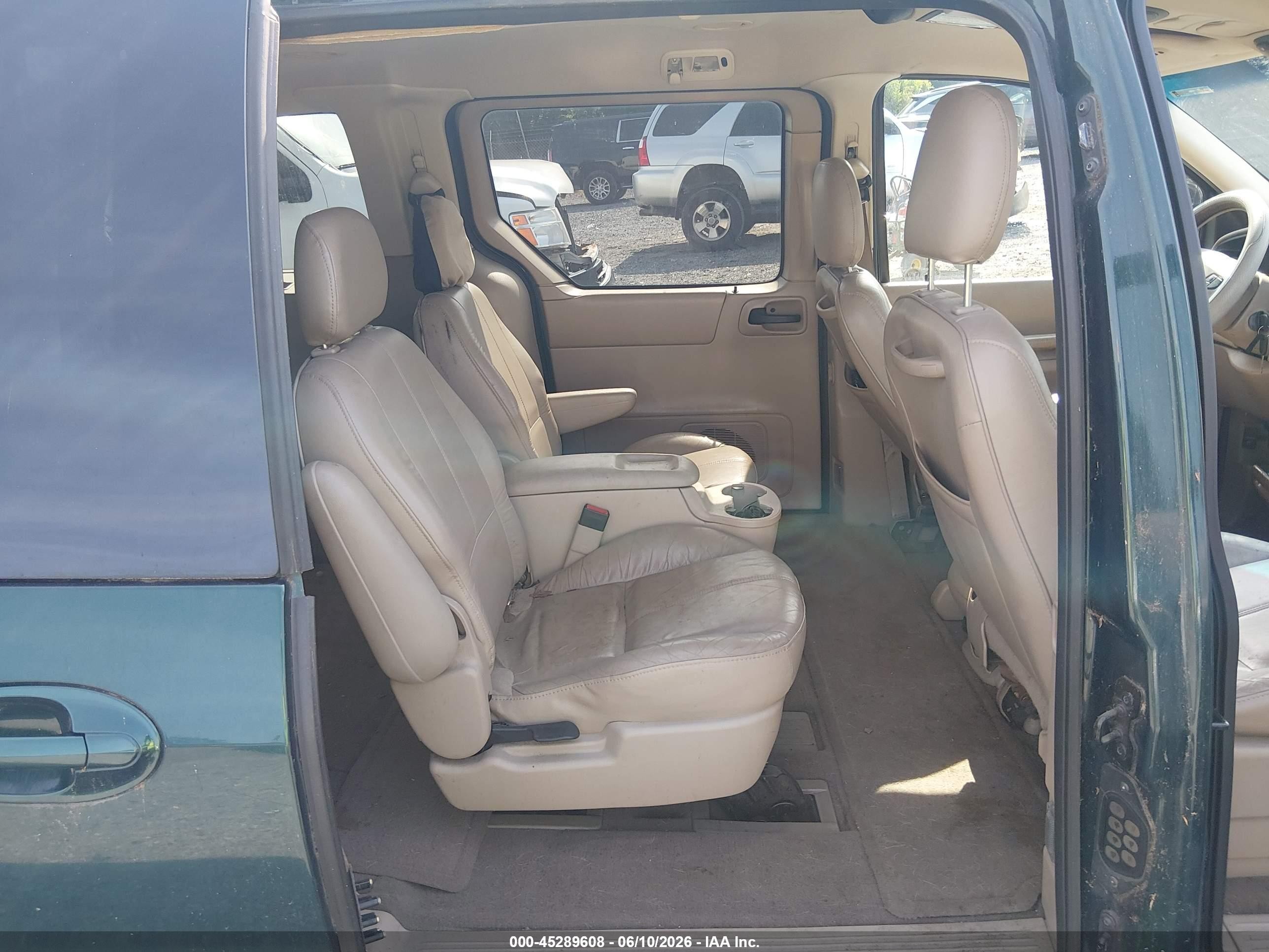 2001 Ford Windstar Sel Green vin: 2FMZA53441BA52405