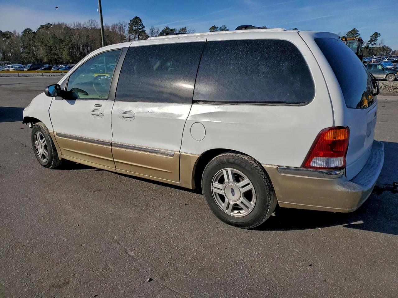 2001 Ford Windstar Sel White vin: 2FMZA53461BA90072