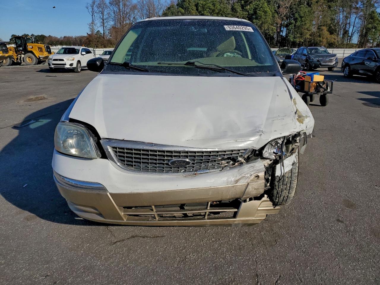 2001 Ford Windstar Sel White vin: 2FMZA53461BA90072