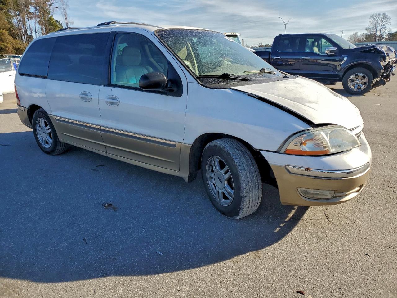 2001 Ford Windstar Sel White vin: 2FMZA53461BA90072