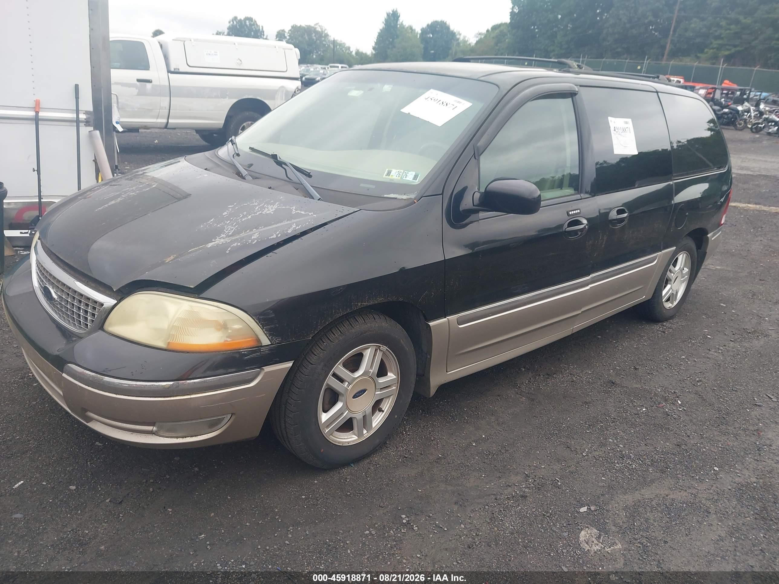 2003 Ford Windstar Sel Черный vin: 2FMZA53473BB91219