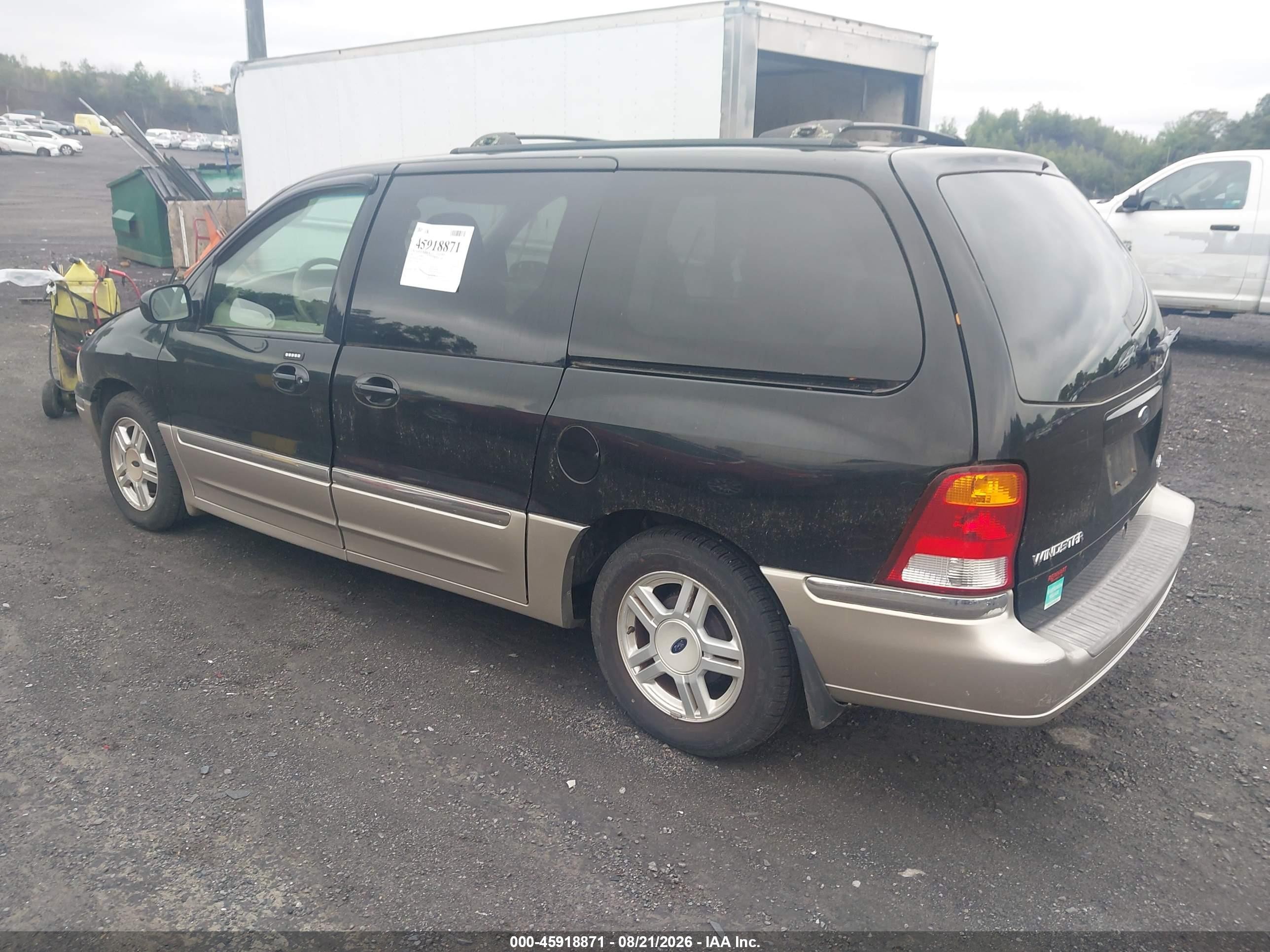 2003 Ford Windstar Sel Черный vin: 2FMZA53473BB91219